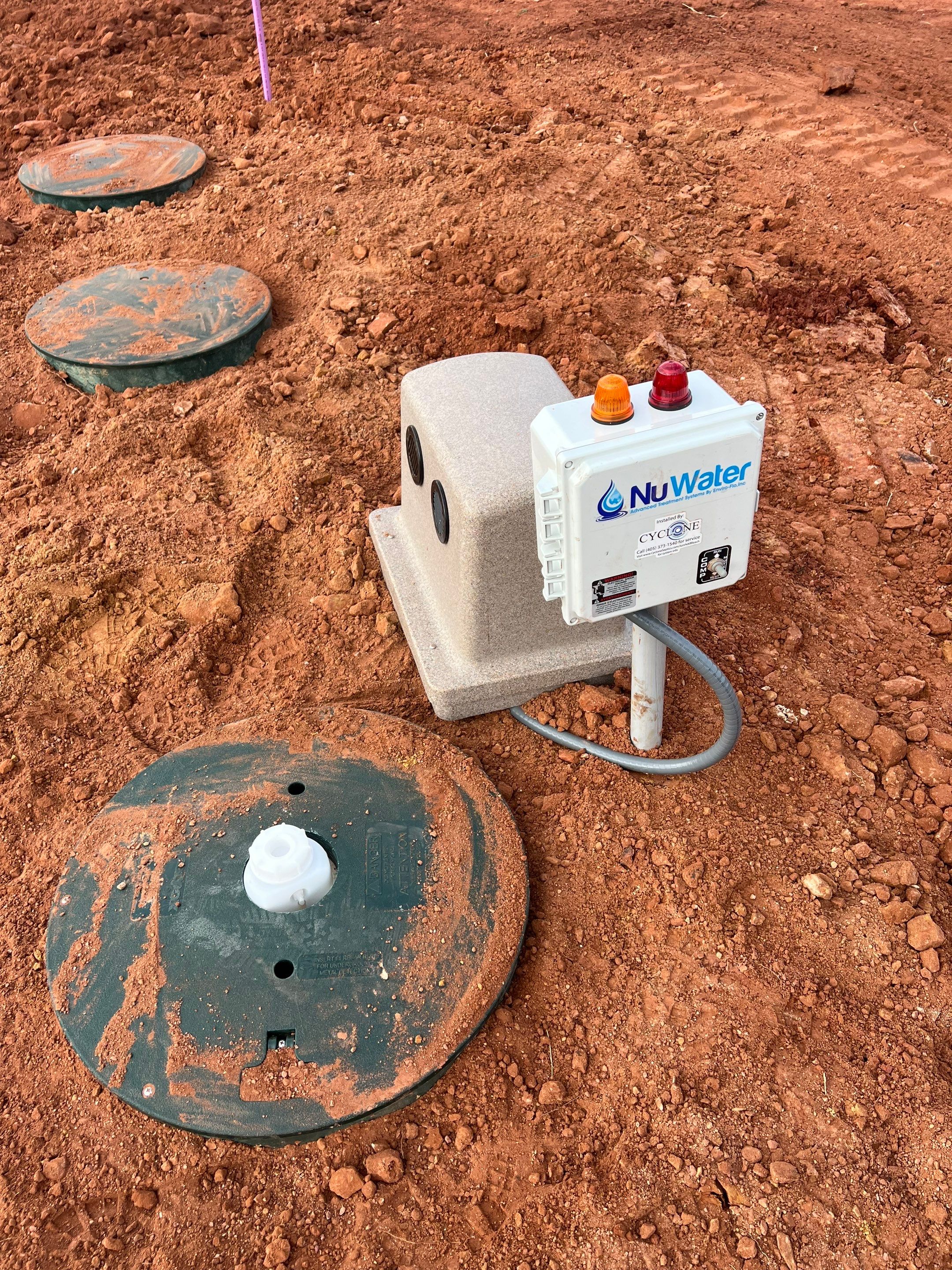 Aerobic System Installation by Cyclone Septics