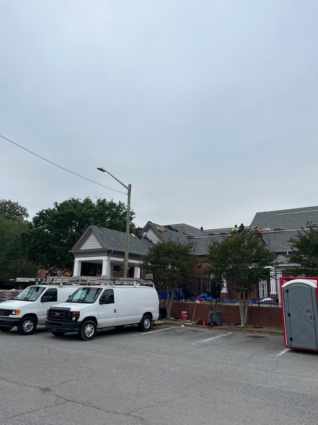Commercial Roofing Installation using High Grade Asphalt Shingles by Carolina Trophy Roofs