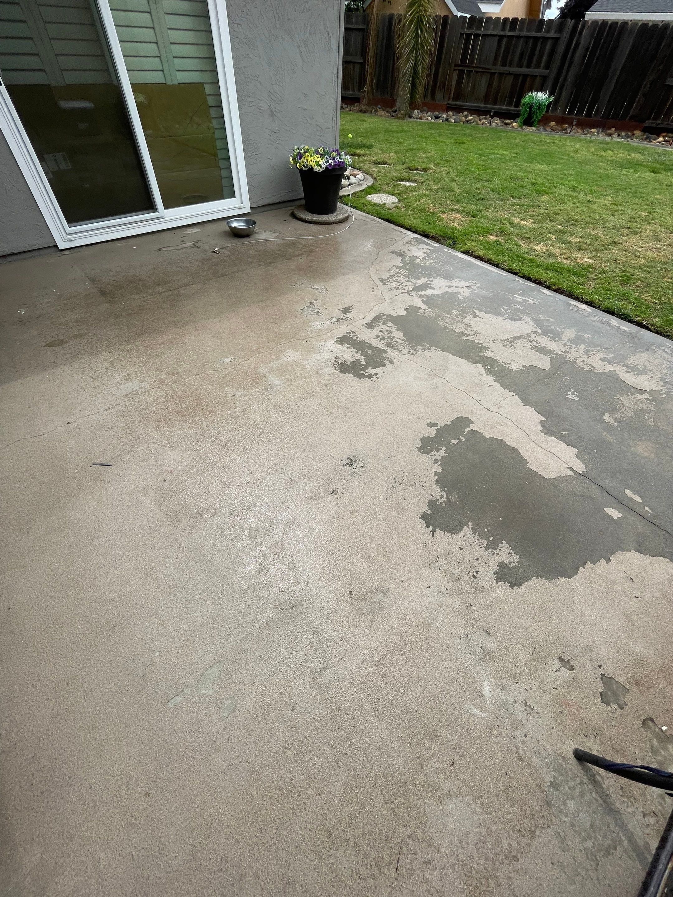 Outdoor Concrete Coating in Modesto by Lancaster Painting