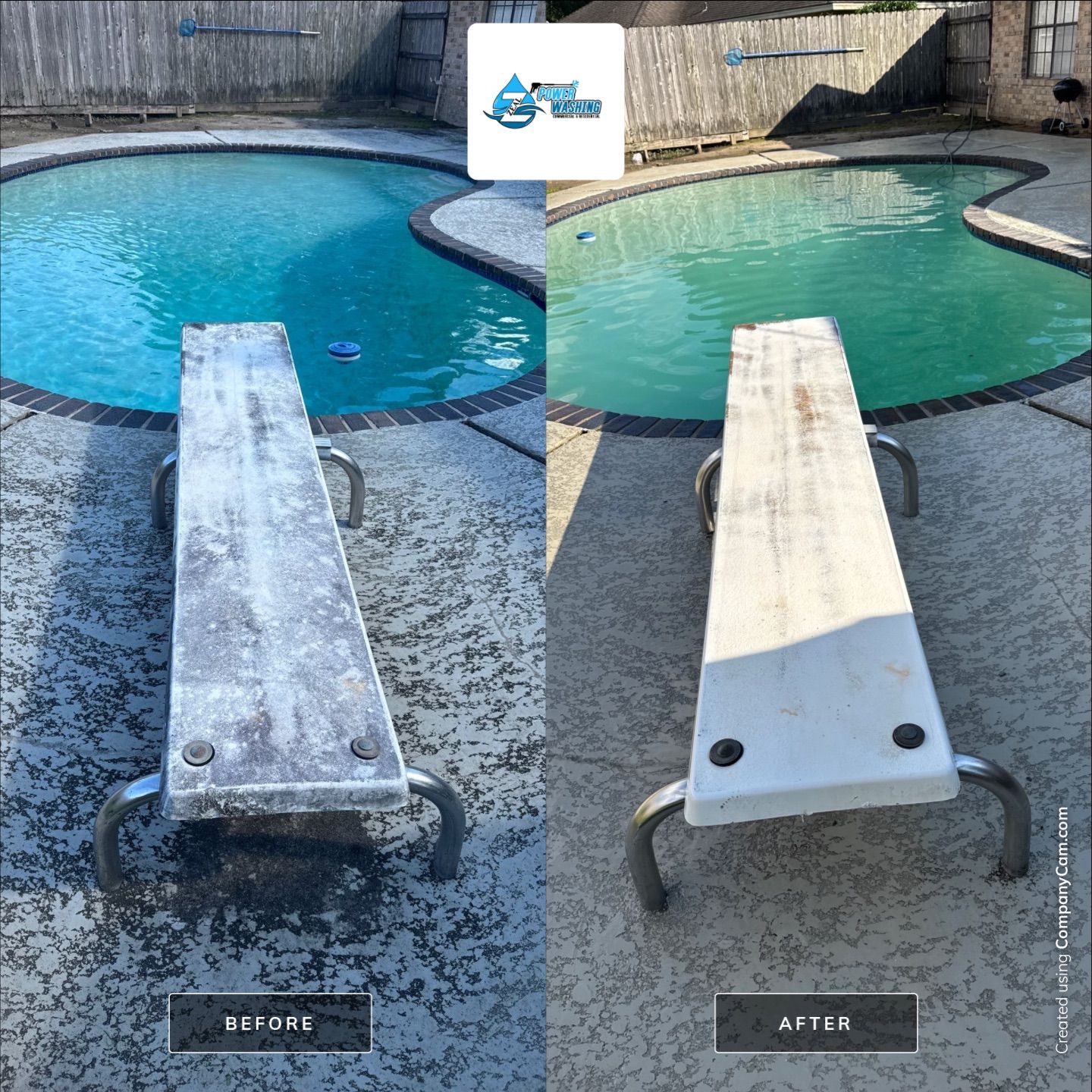 Professional Concrete Pool Deck and Patio Cleaning in Beaumont by Zeal Power Washing