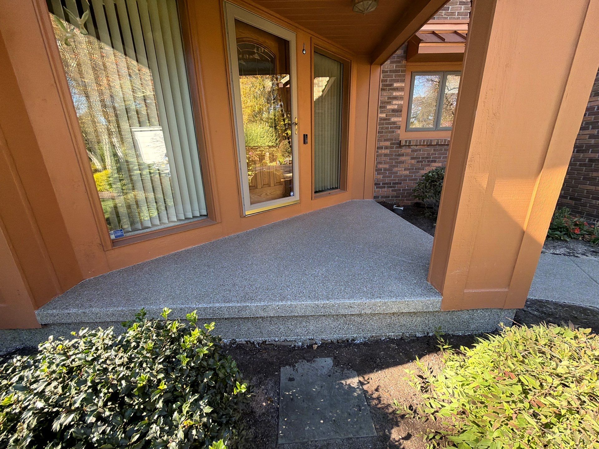 Vintage Shalestone Stoop & Sidewalk Coating by NG Masonry & Construction LLC