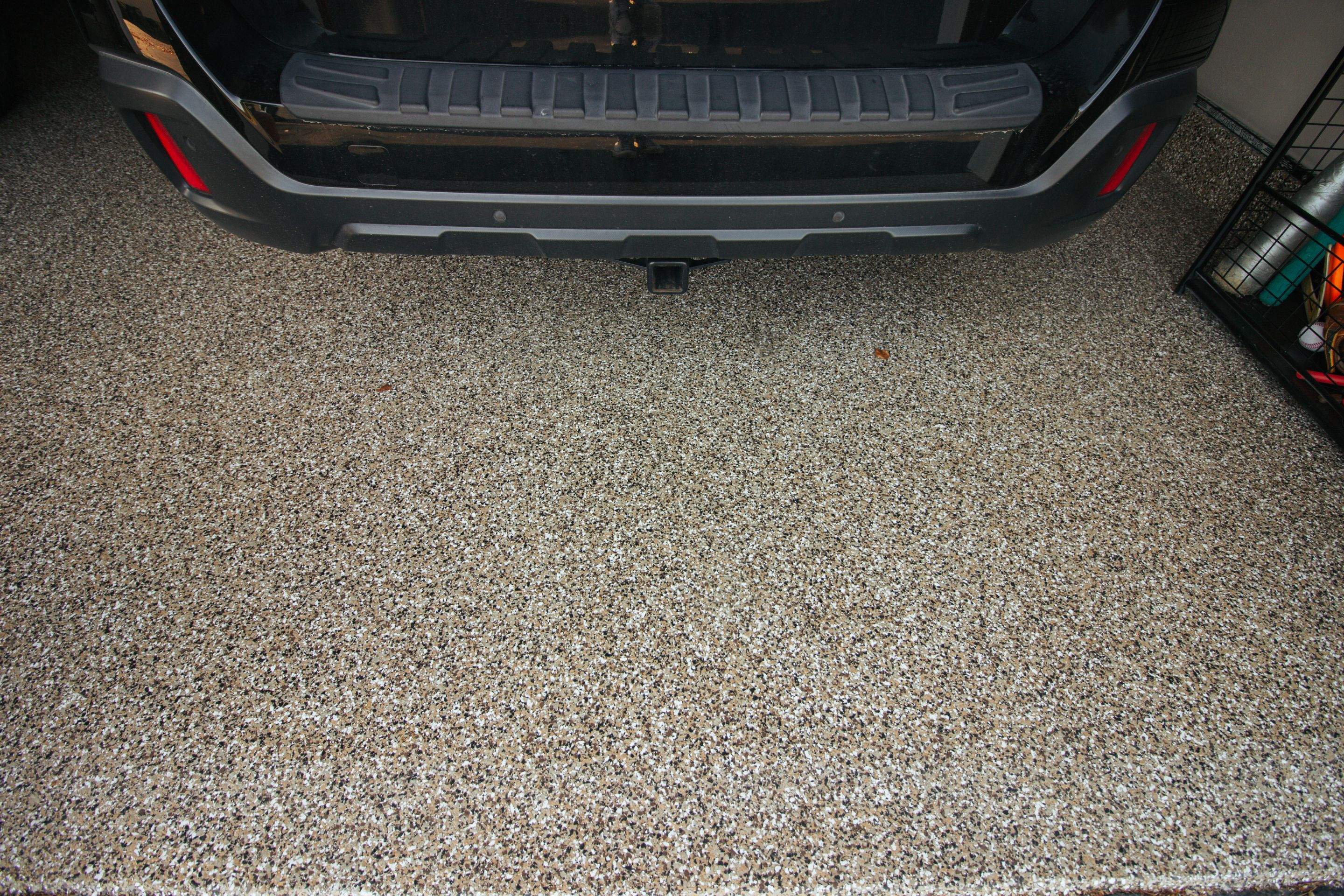 Garage Floor using Desert Sand by Your1DayFloor.com