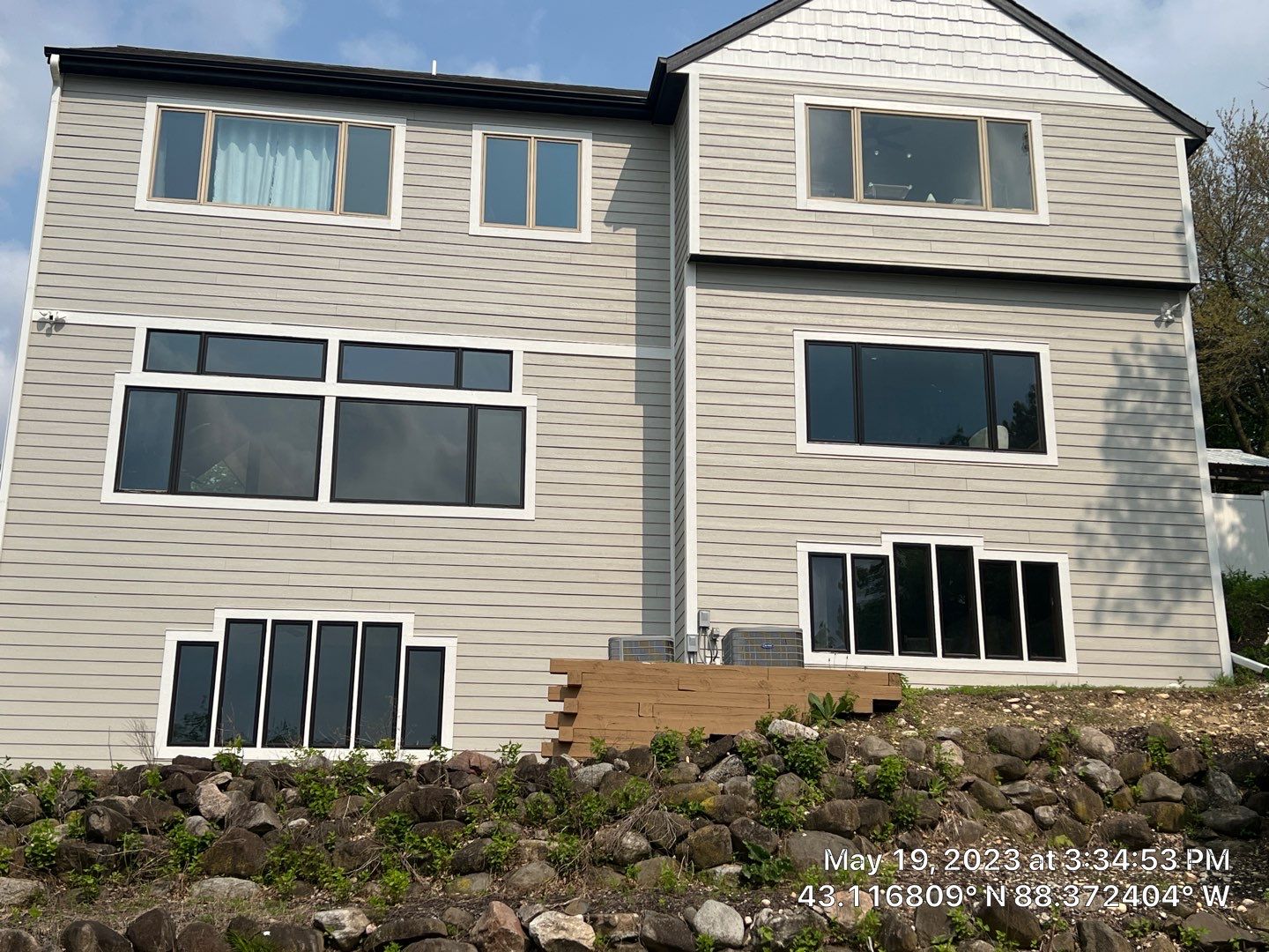 Siding Installation using LP Smart Siding by Total Restoration Services