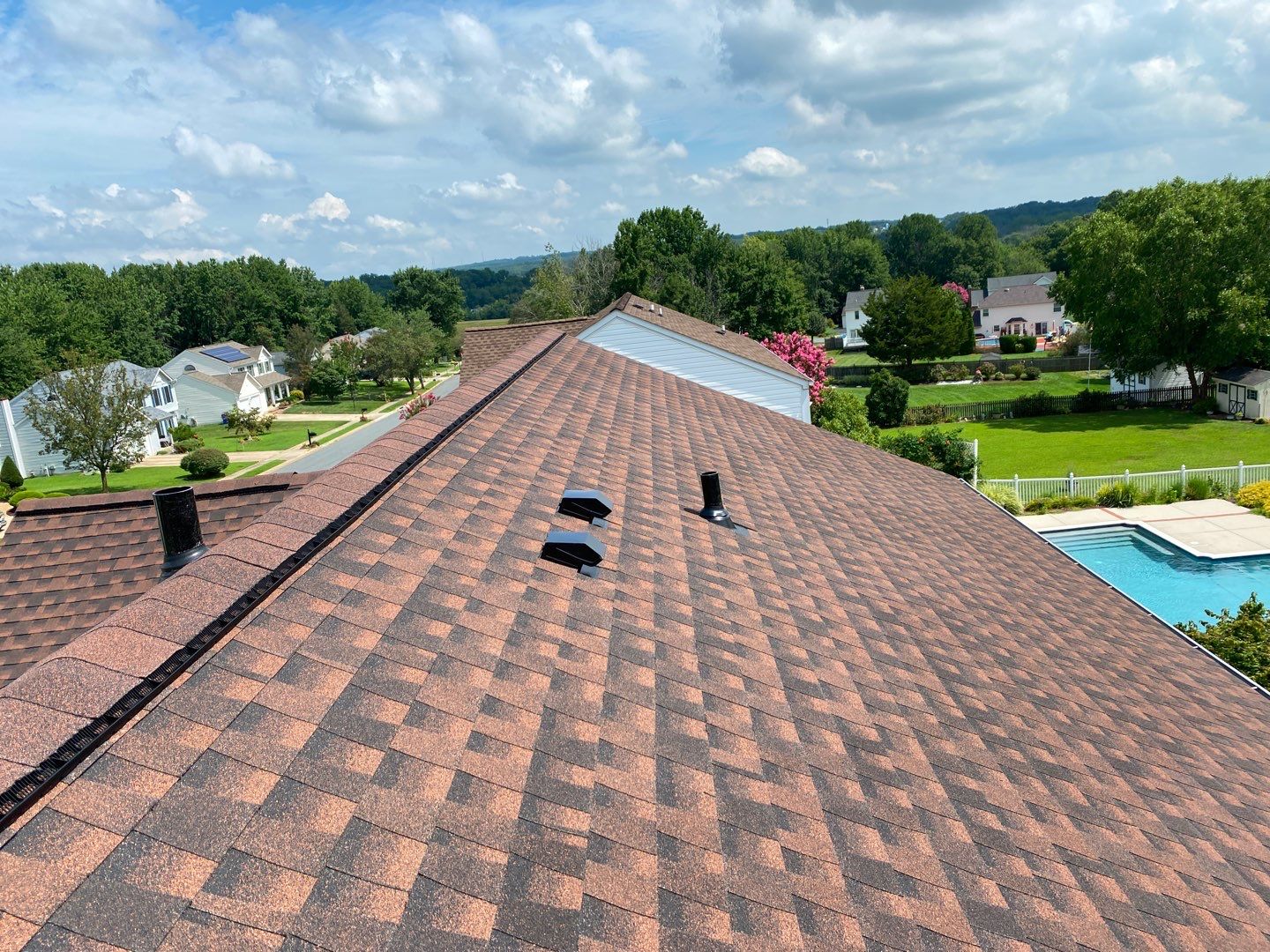 Residential Roofing Installation using  GAF Timberline HDZ Series Shingles by Roof Right Inc