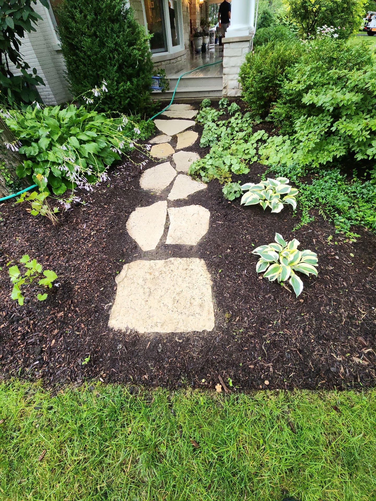 Glenview stone repair, and cleaning by Northern Power Washing LLC.