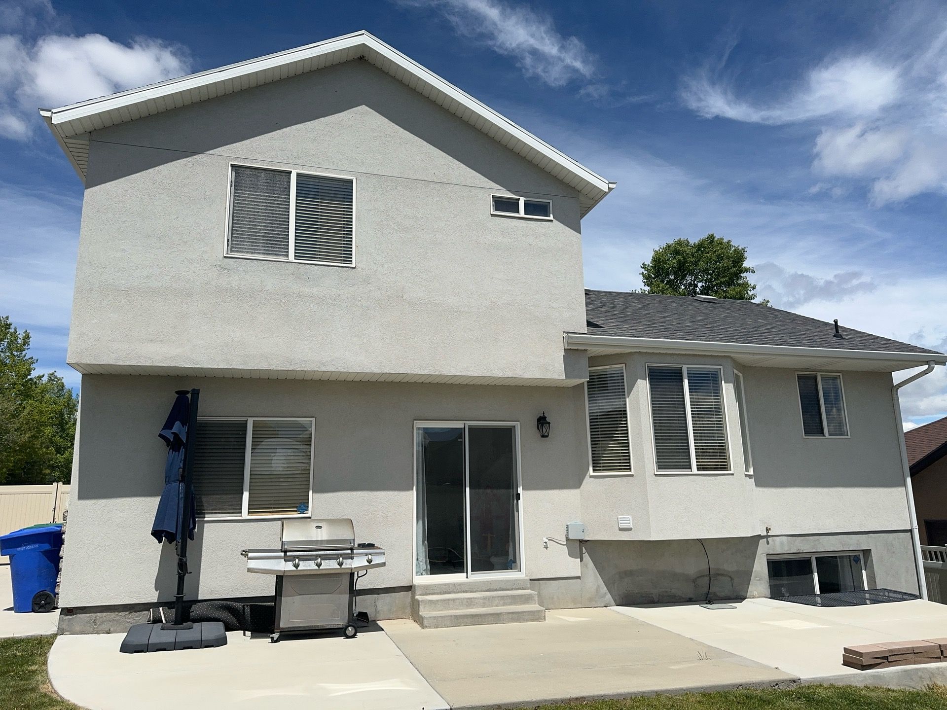 Salt Lake City Area | Stucco to Hardie Conversion | Mixed Profiles & Arctic White by Ideal Siding Utah