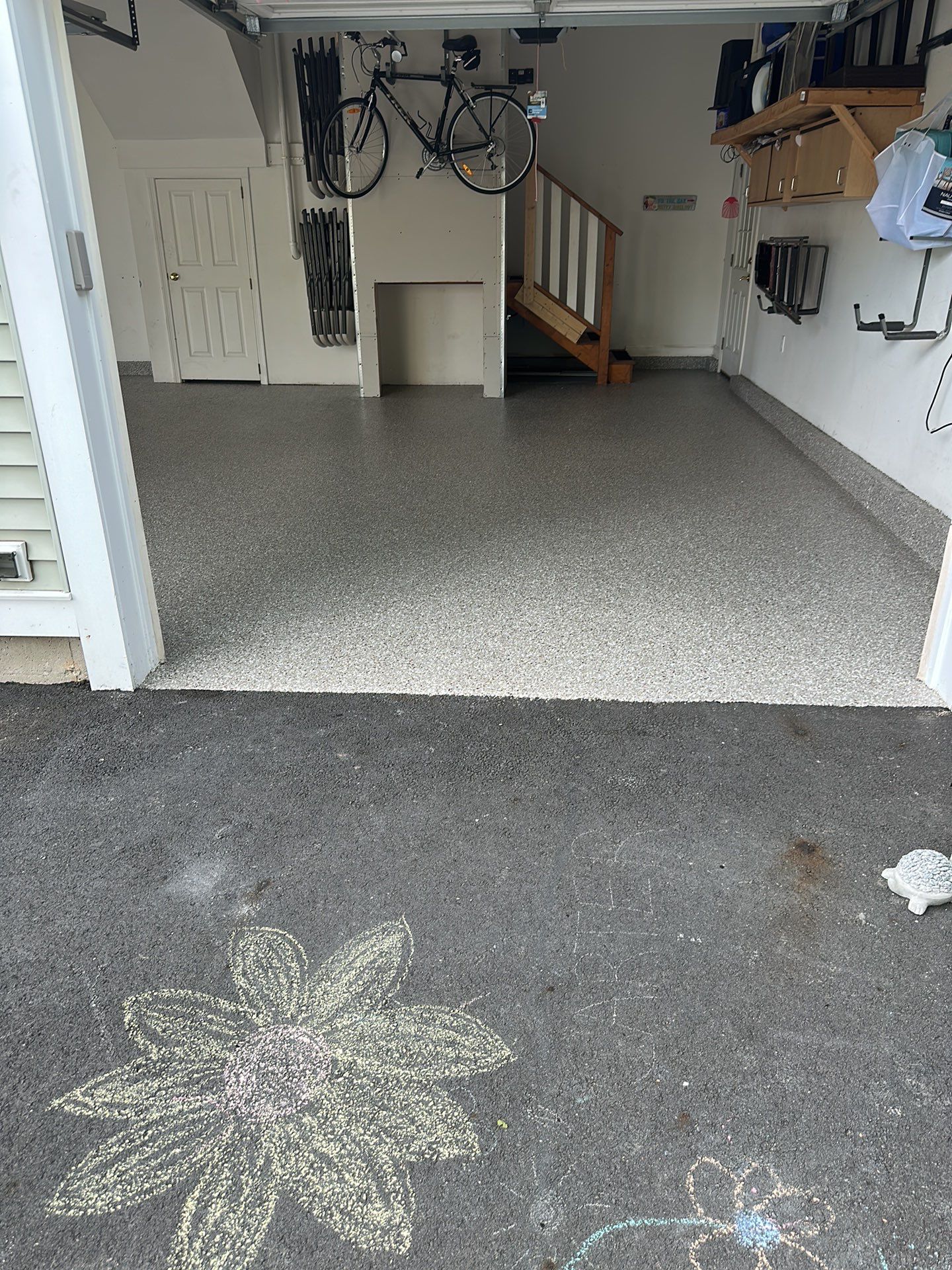 Scarelli Garage & Walkway TransFLOORmation by Symphony Concrete Coatings
