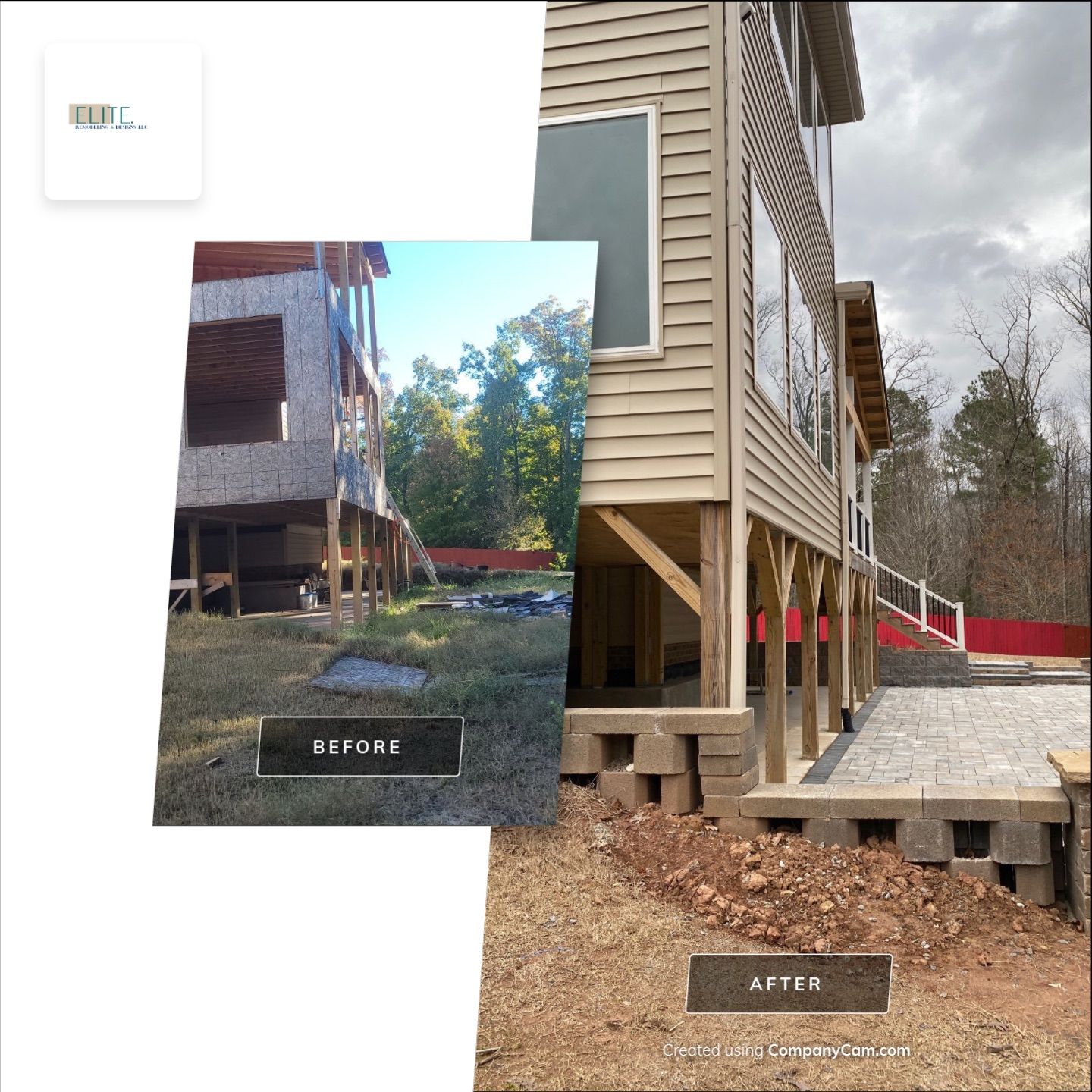 Project in Morrisville by Elite Remodeling and Design LLC