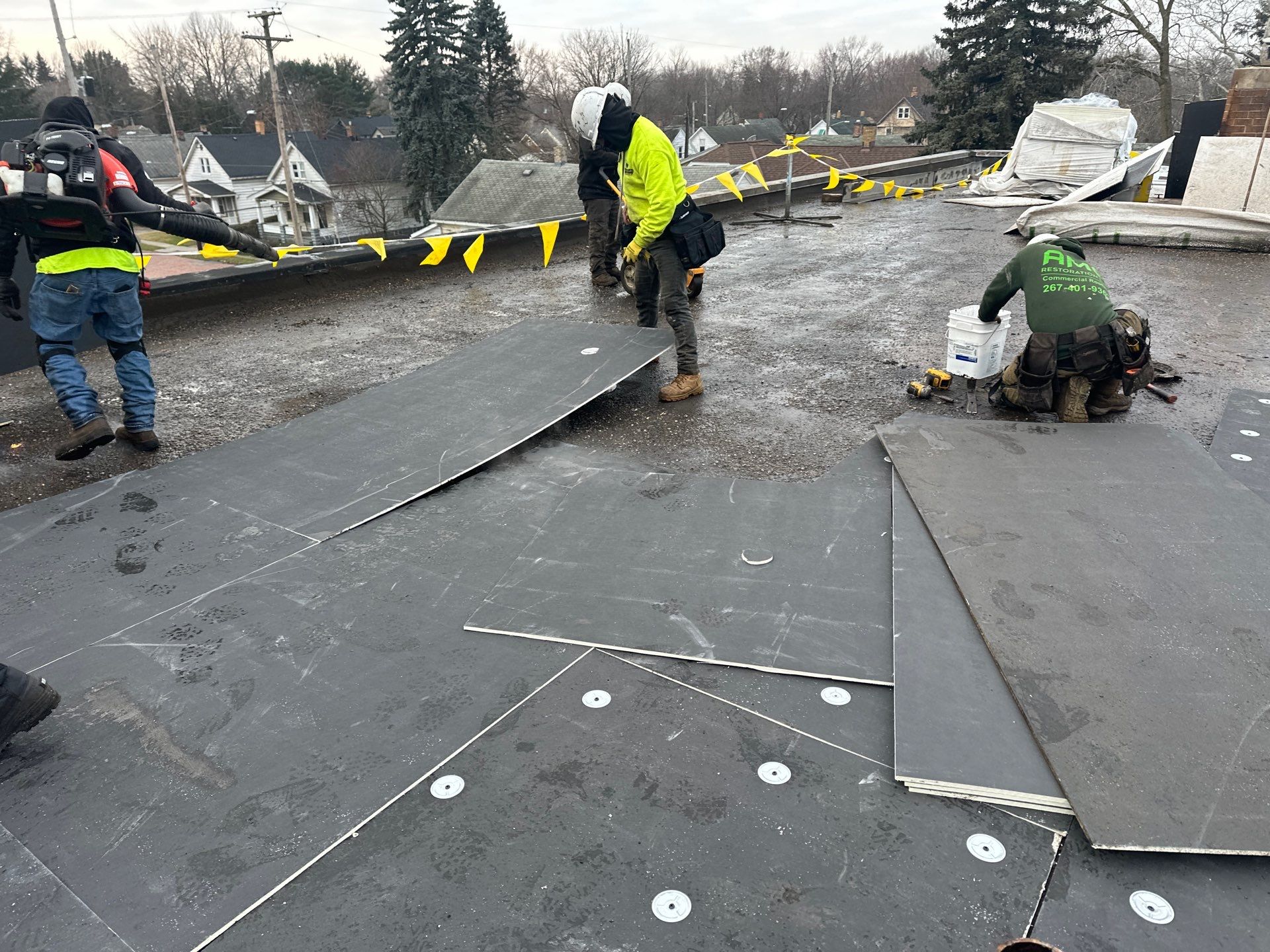 Asbestos Abatement using CertainTeed Grand Manor by Absolute Roofing and Construction