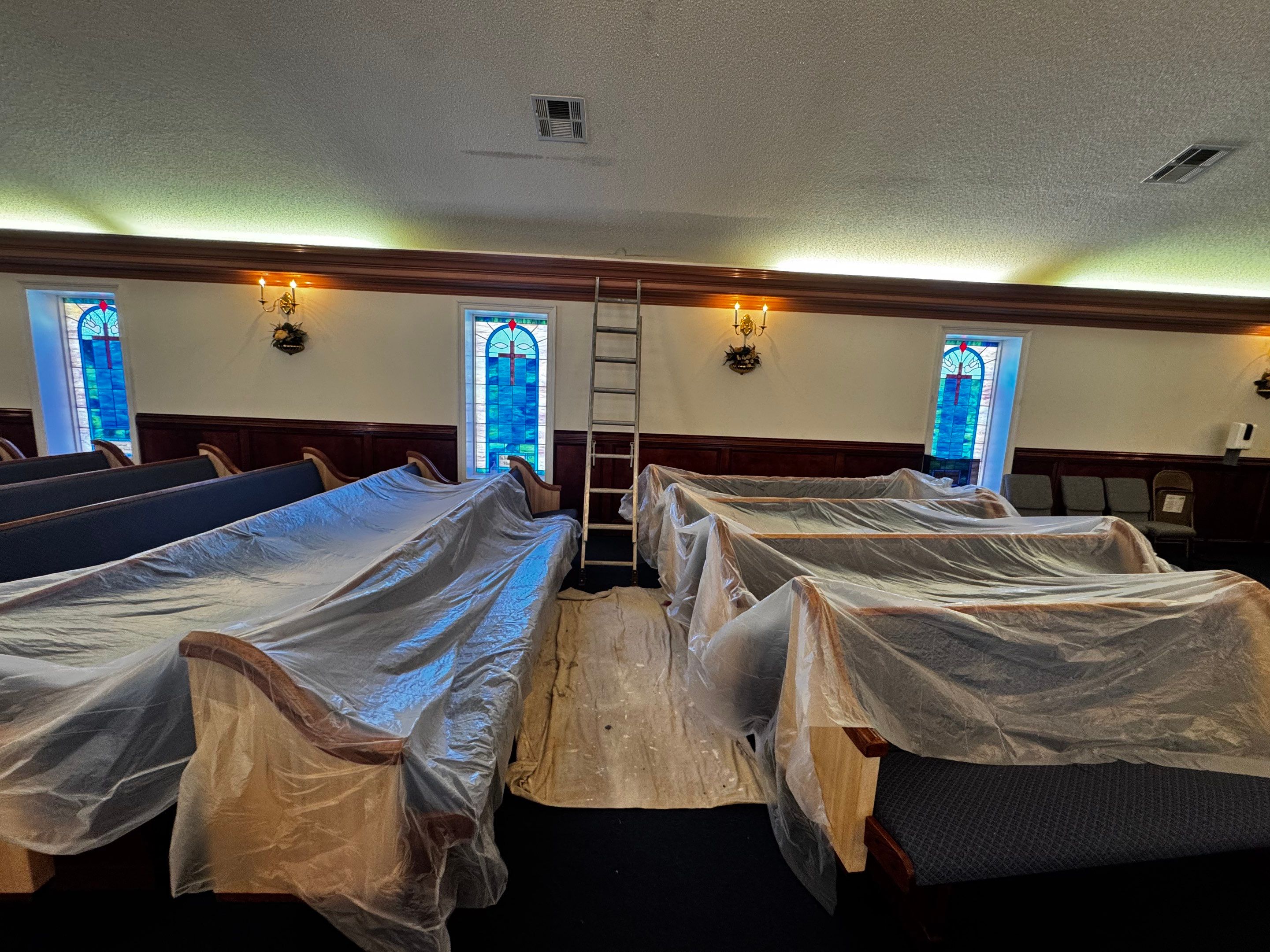 Interior Ceiling Repair in Social Circle by Praise God Painting, LLC