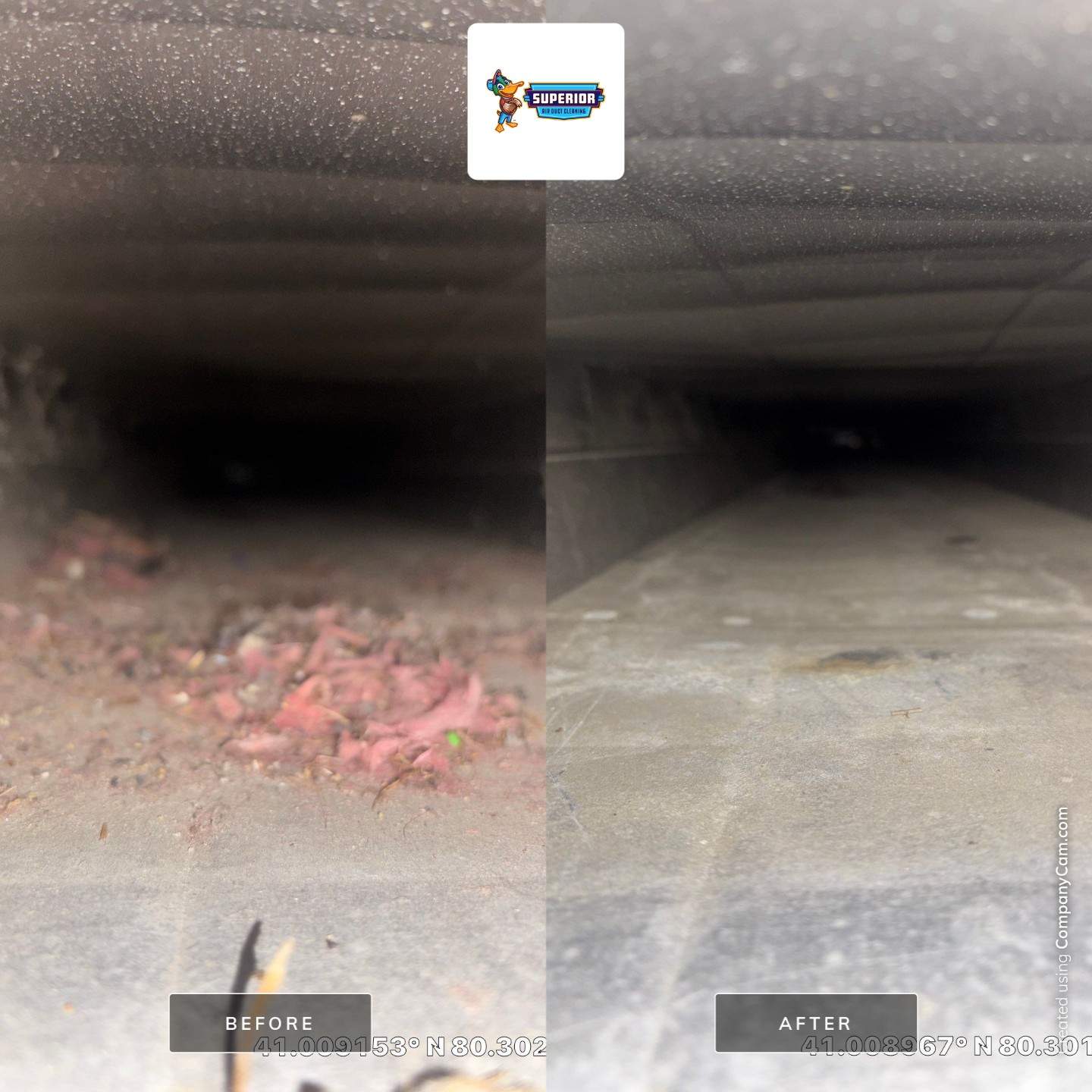Air Duct Cleaning With a Vacuum Truck in New Castle, PA by Superior Air Duct Cleaning