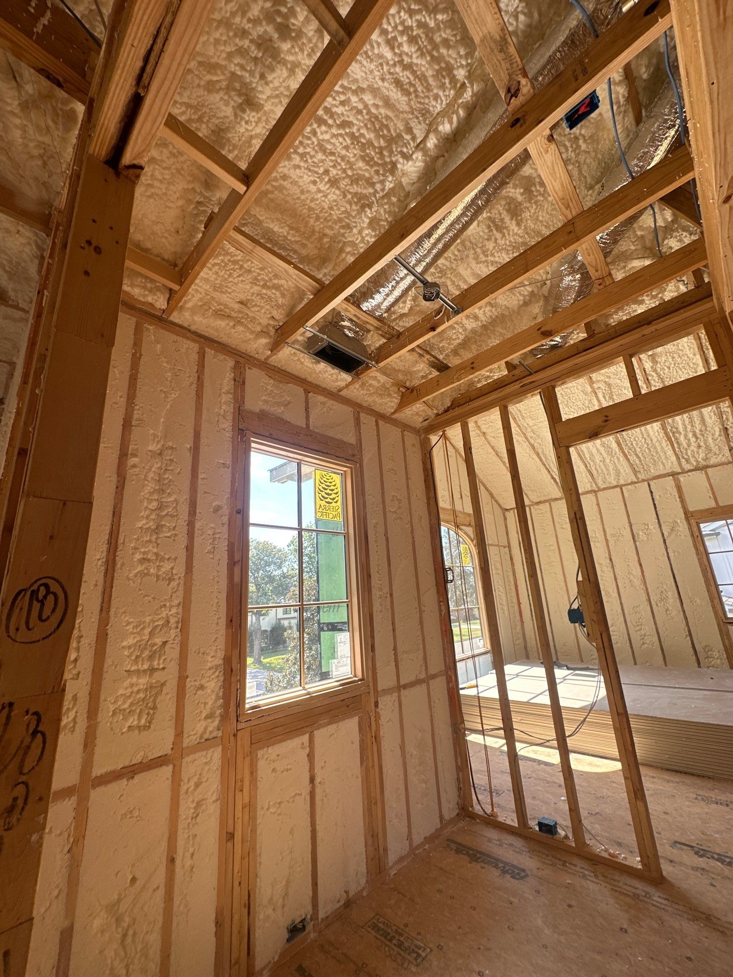 Another beautiful custom home in Dallas fully encapsulated ✔️ by Apex Insulation Solutions