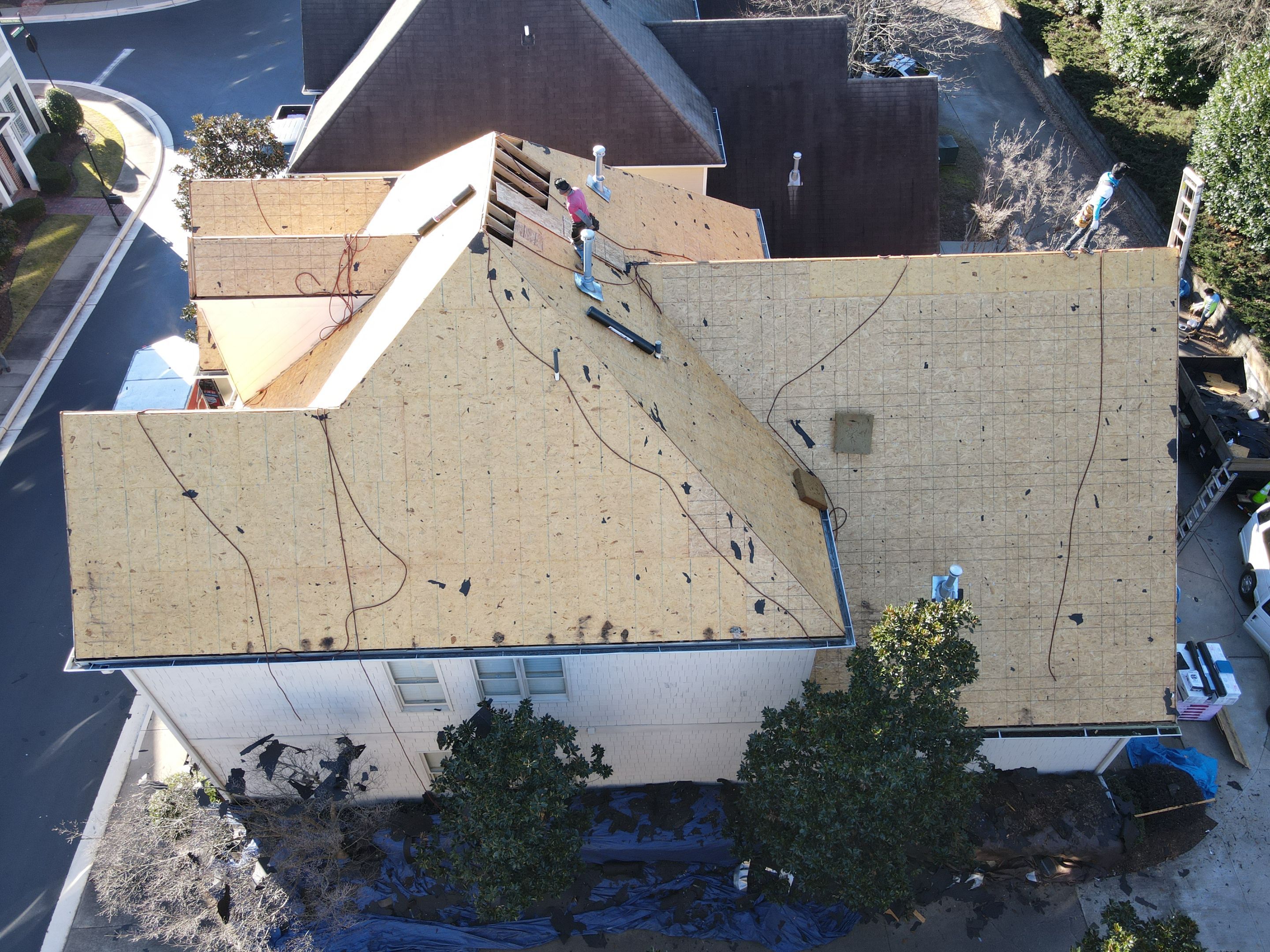 Residential Roofing Installation using Owens Corning by Inspector Roofing and Restoration