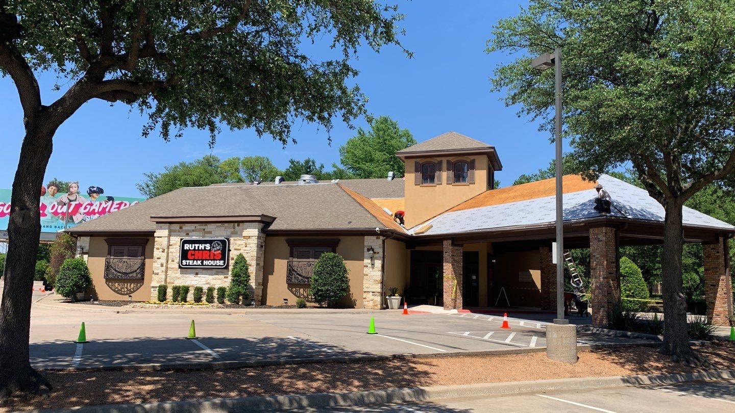 Commercial Roof Installation using GAF Shingles in Dallas Texas by Elite Roofing LLC
