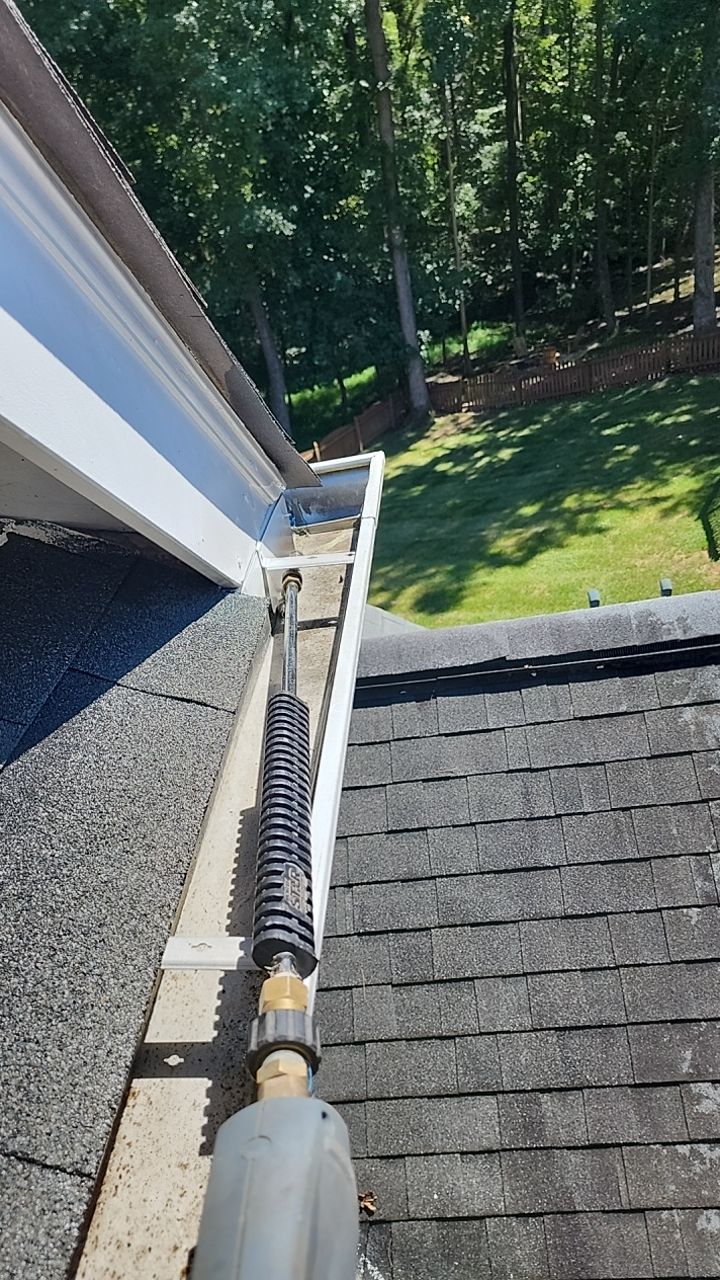 House Wash using cleaner by Power Wash Masters LLC