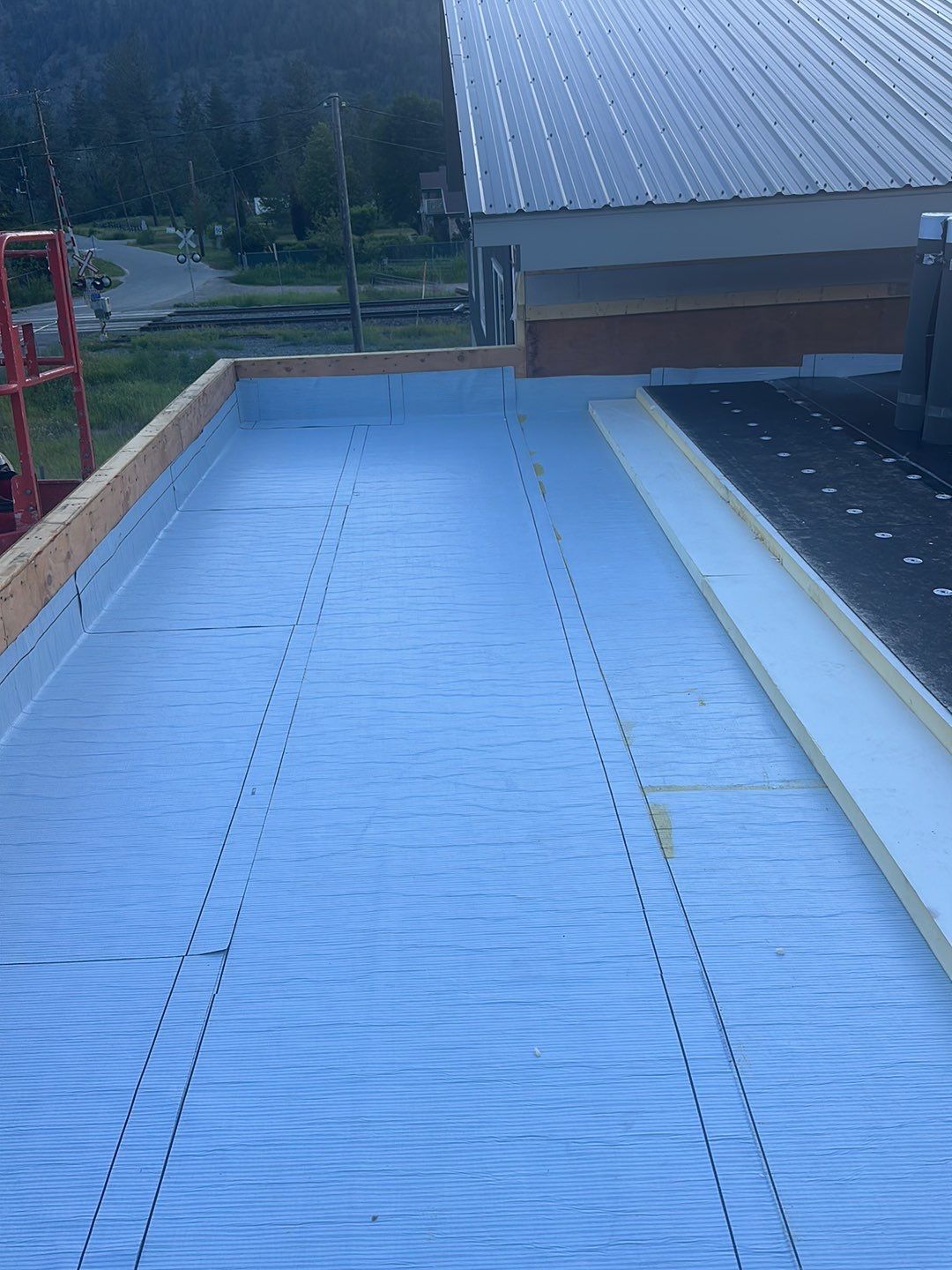 Commercial Roofing Installation using IKO 2ply sbs  by Top Notch Roofing Inc