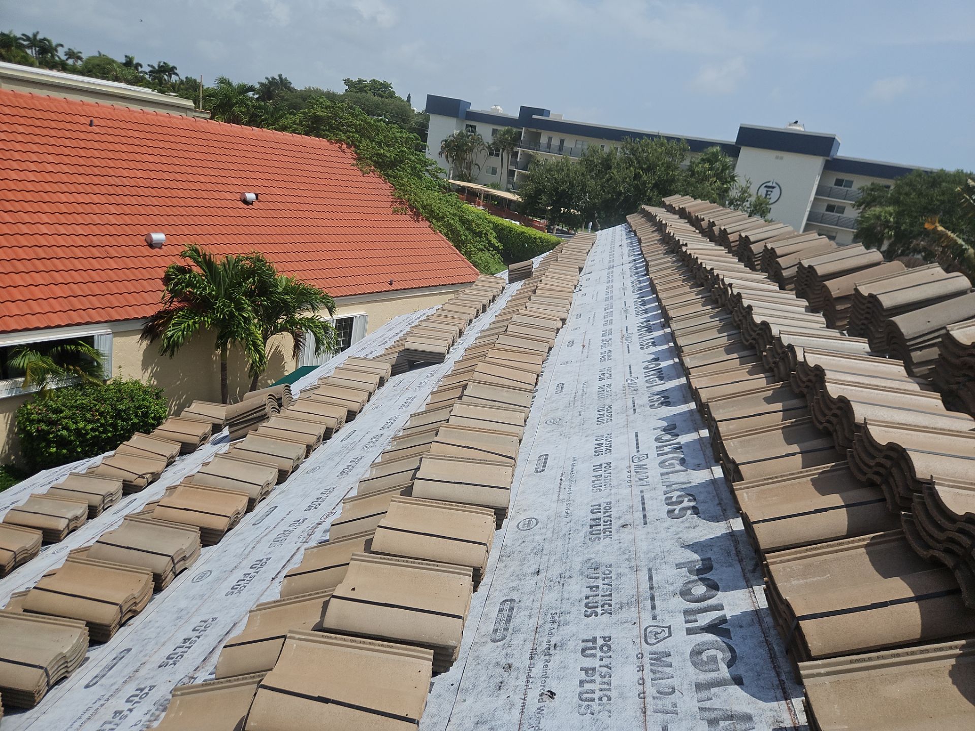 Residential Roofing Installation using Eagle Roofing Tile by BLUES BROTHERS ROOFING