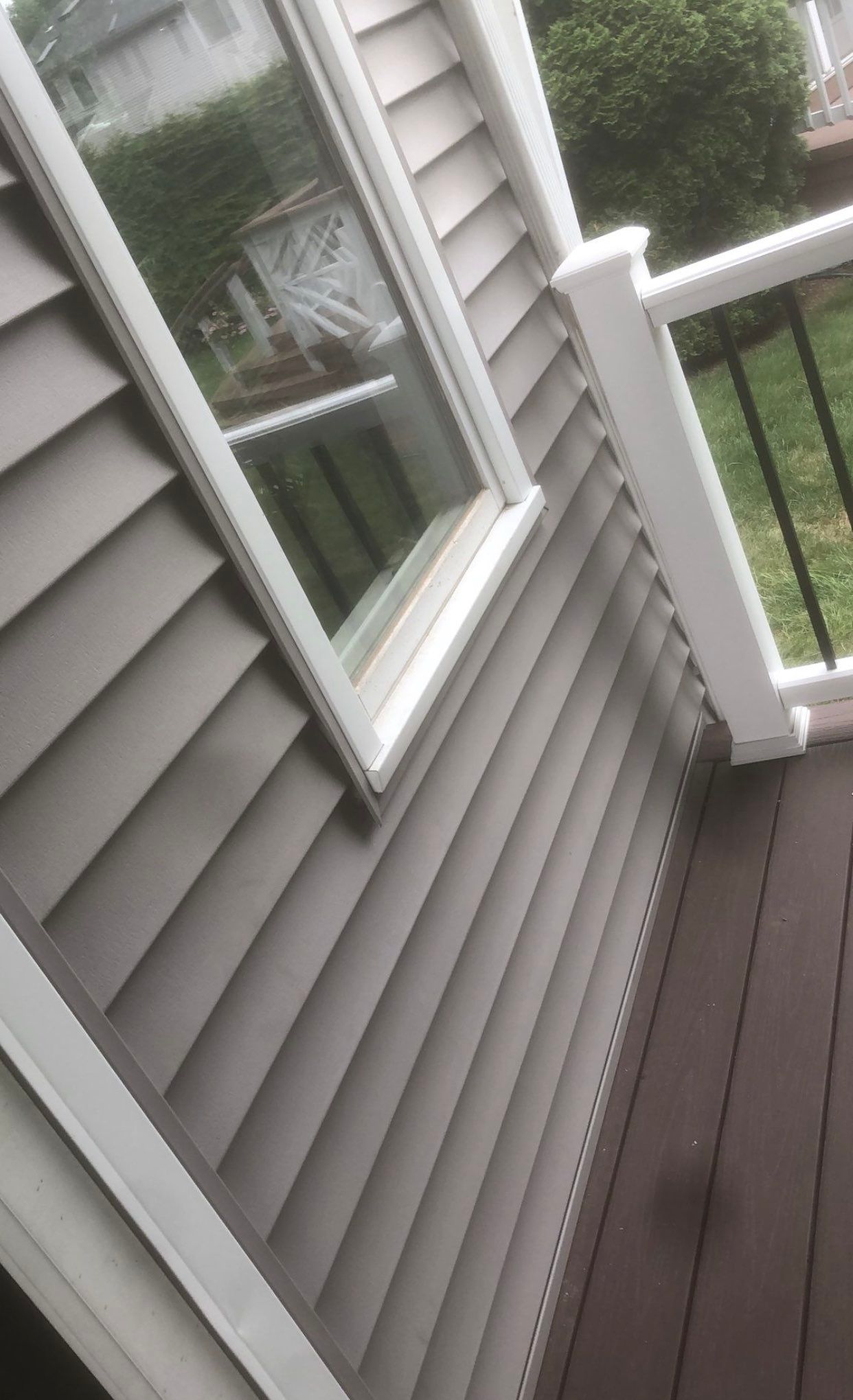 Siding Repair using Certainteed Monogram 4" Double 4 by A Plus Exterior