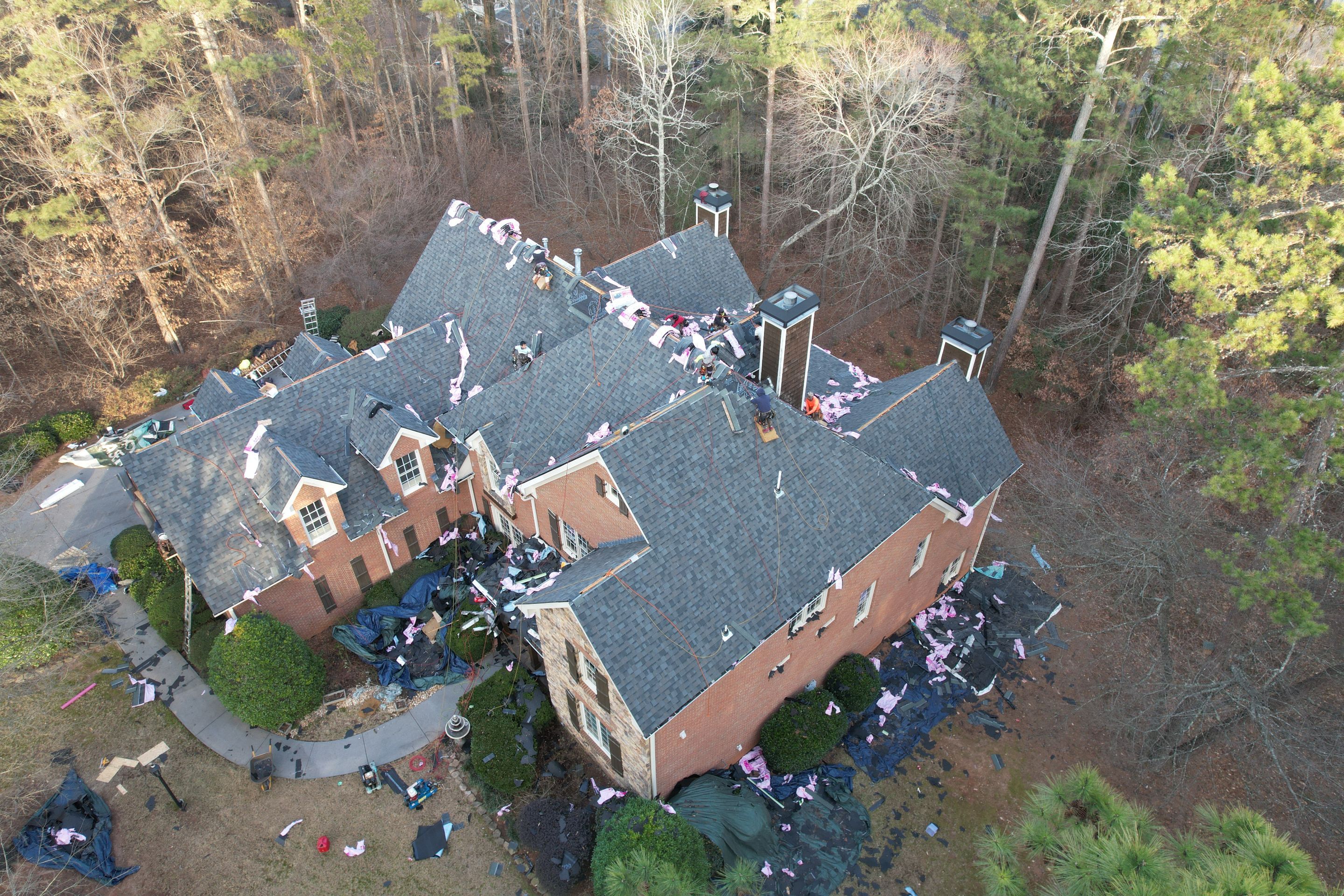 Residential Roofing Installation using Owens Corning by Inspector Roofing and Restoration