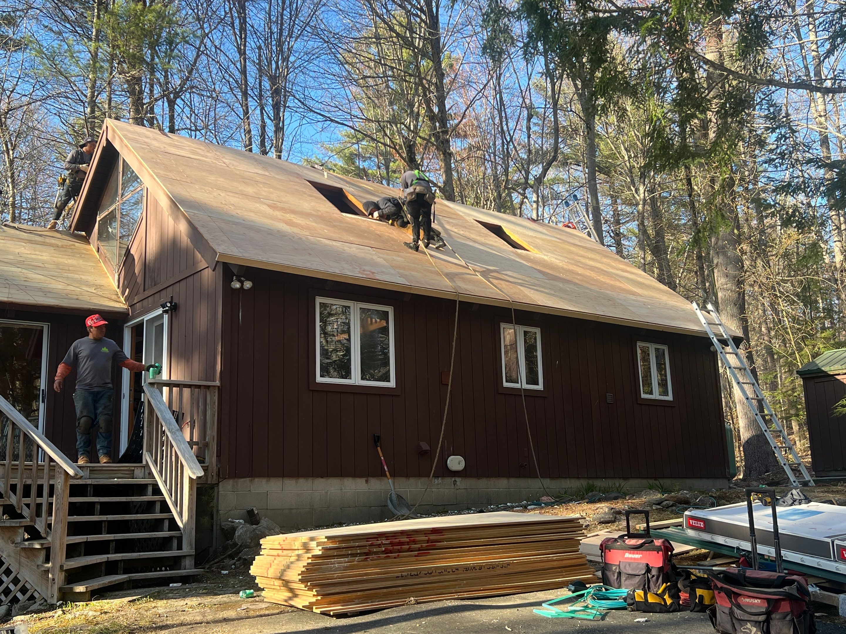 Metal Roof In Moultonborough, NH by Tall pine roofing