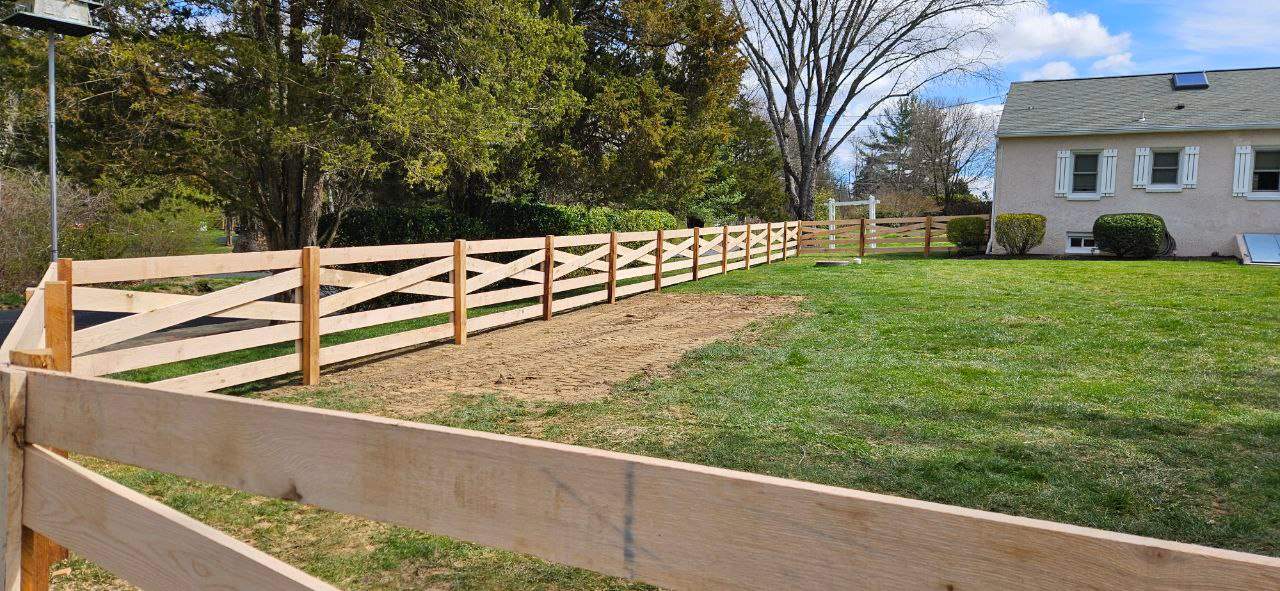 5 Board Cross Buck by Kingdom Fence & Supply