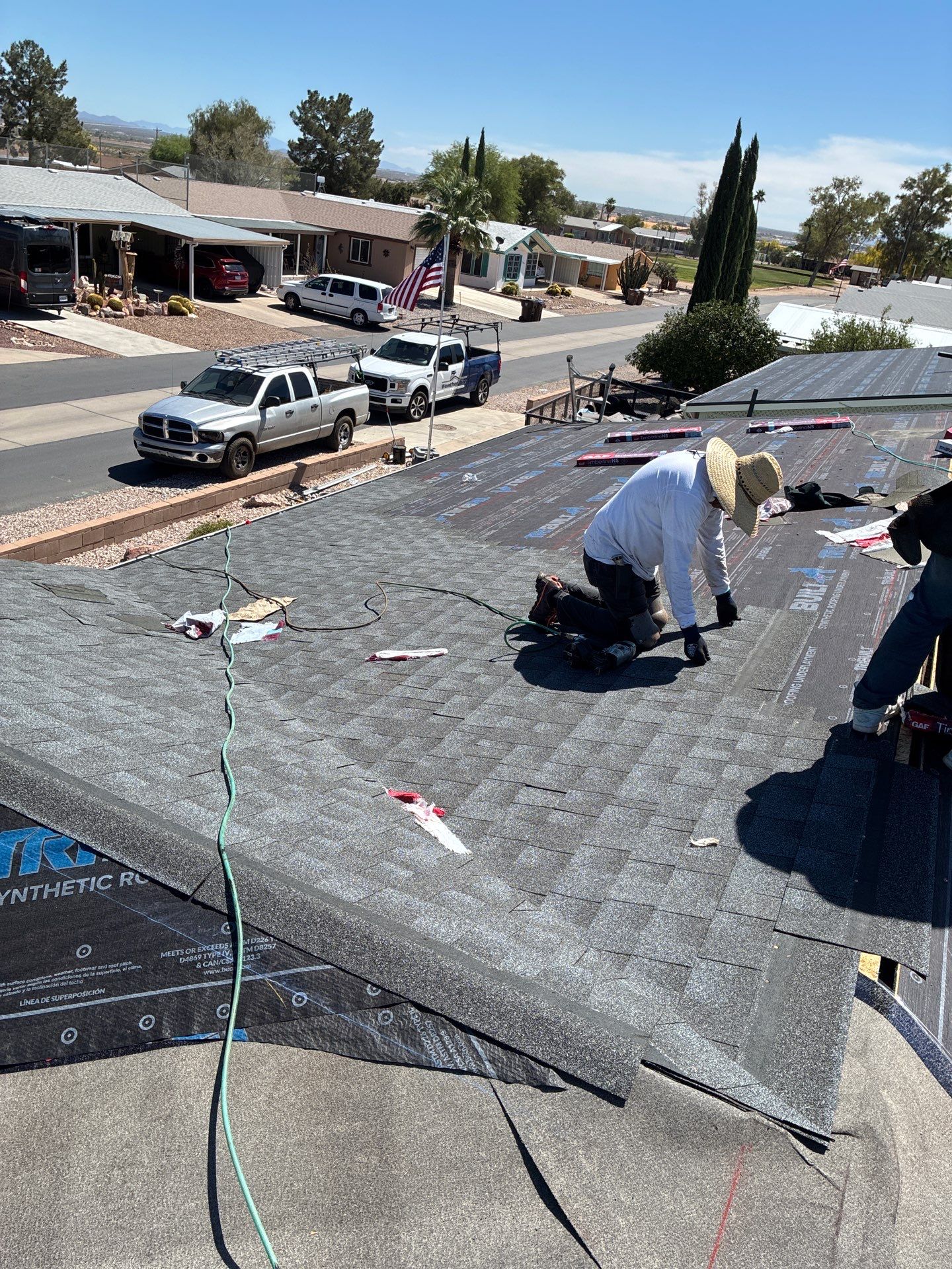 Residential Roof Install using GAF by Weather-Tite Roofing