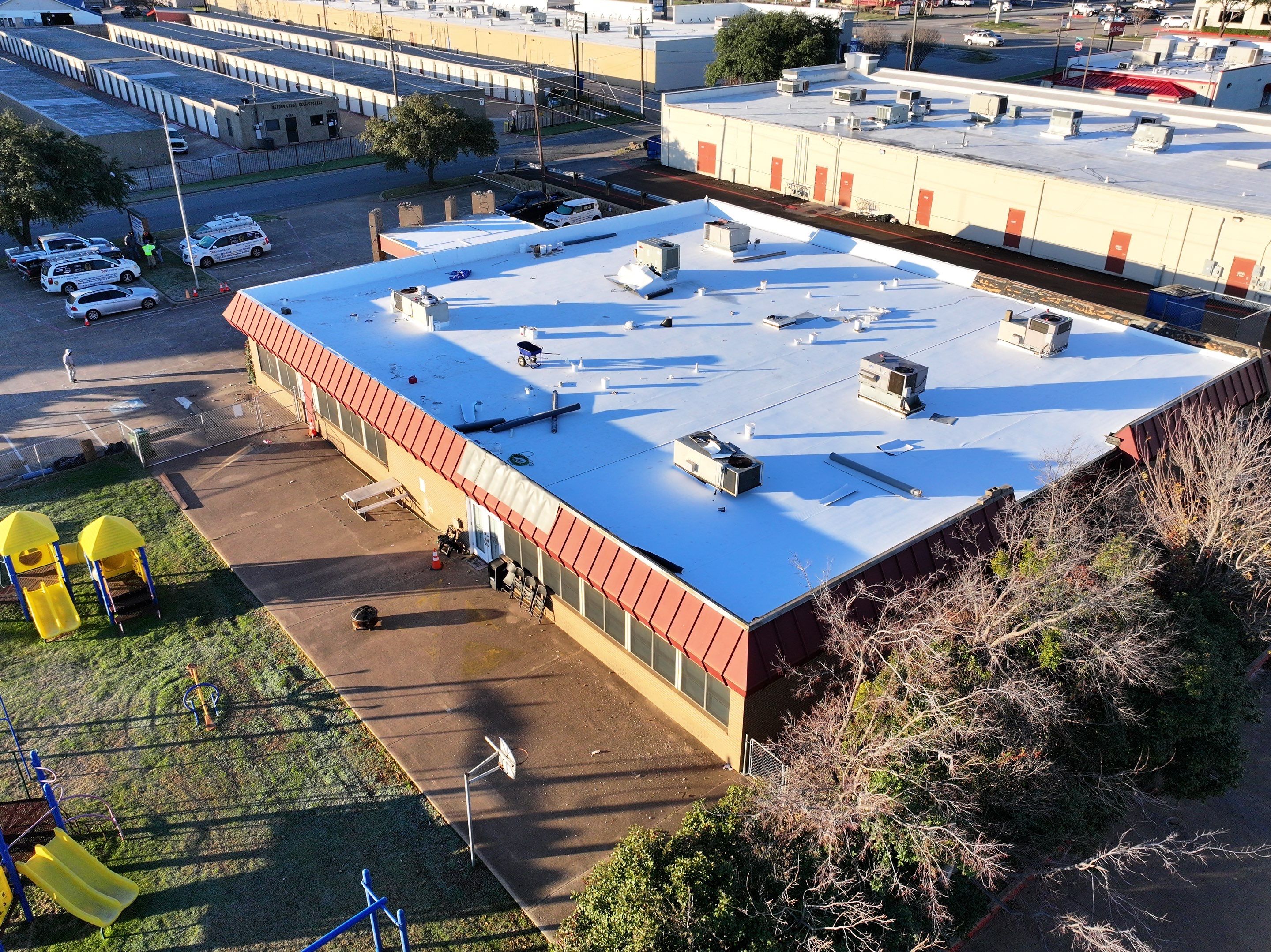 Commercial Roofing Installation using GAF Evergaurd TPO 60 Mil by Becker Roofing and Exteriors