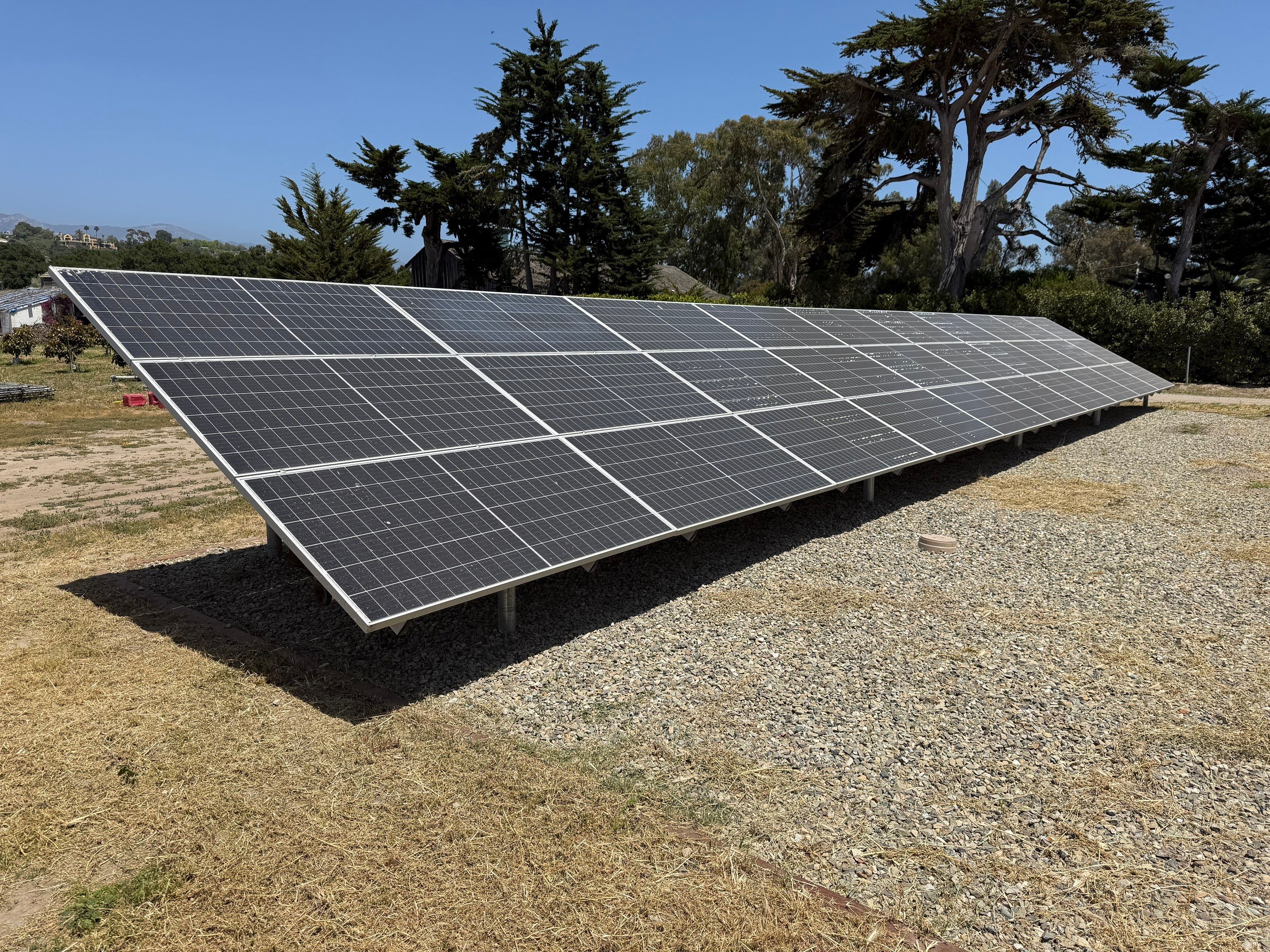 Groundmount Solar Cleaning by Sunrise 805