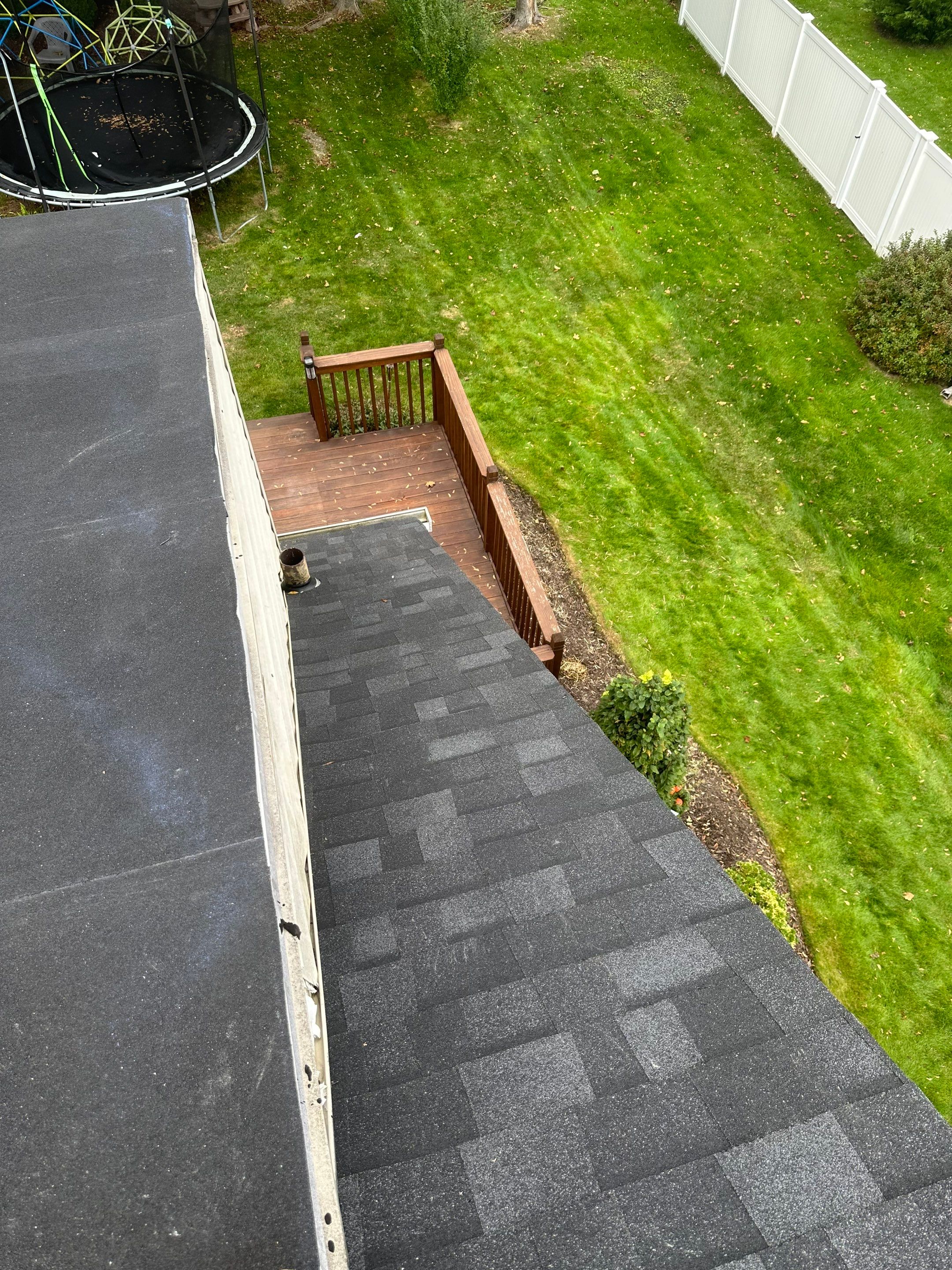 Residential Roofing Installation using Owens Corning TruDefinition Duration AR - Onyx Black & New Siding Install using Certainteed Sterling gray by A Plus Exterior