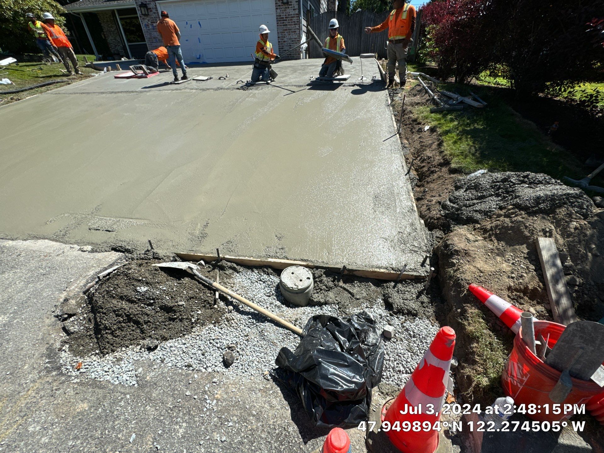 Jacob | Concrete Driveway  by Jireh Asphalt & Concrete Inc 