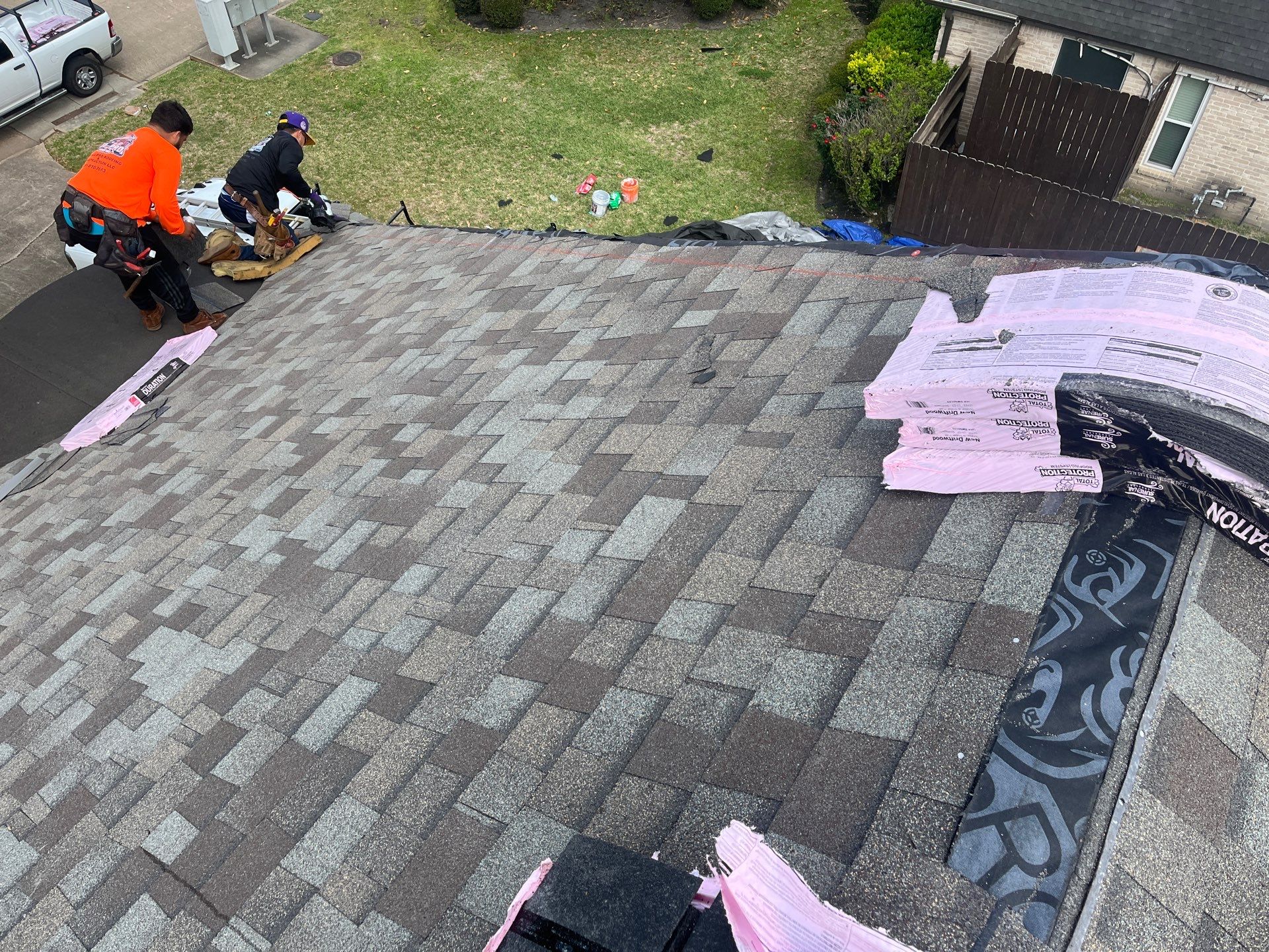 Residential Roofing Repair using Owen's Corning Duration (Lifetime) Shingles by Roof Repair Company