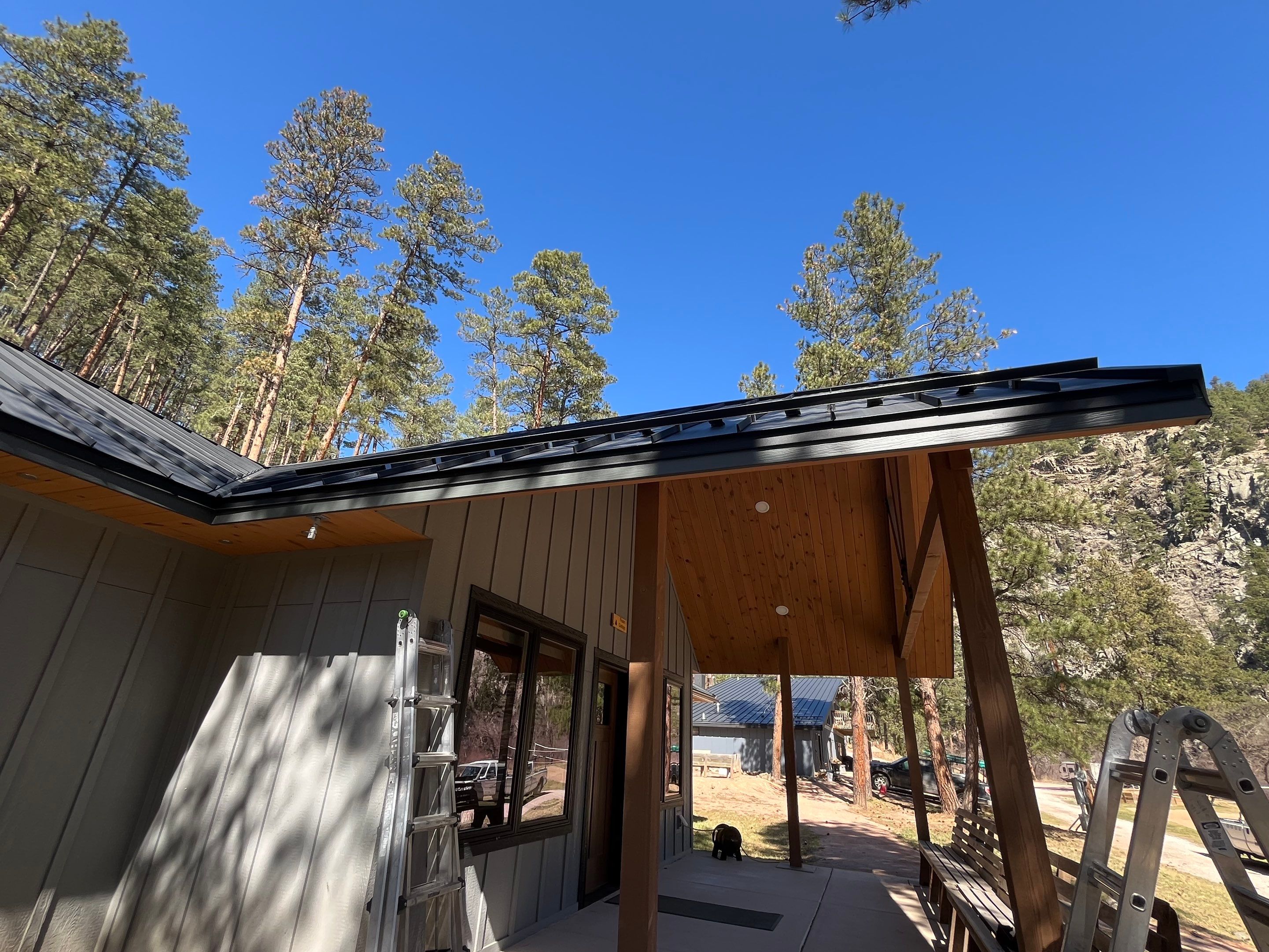 Residential Roofing Installation using Steel Roofing by Weather-Tite Exteriors LLC
