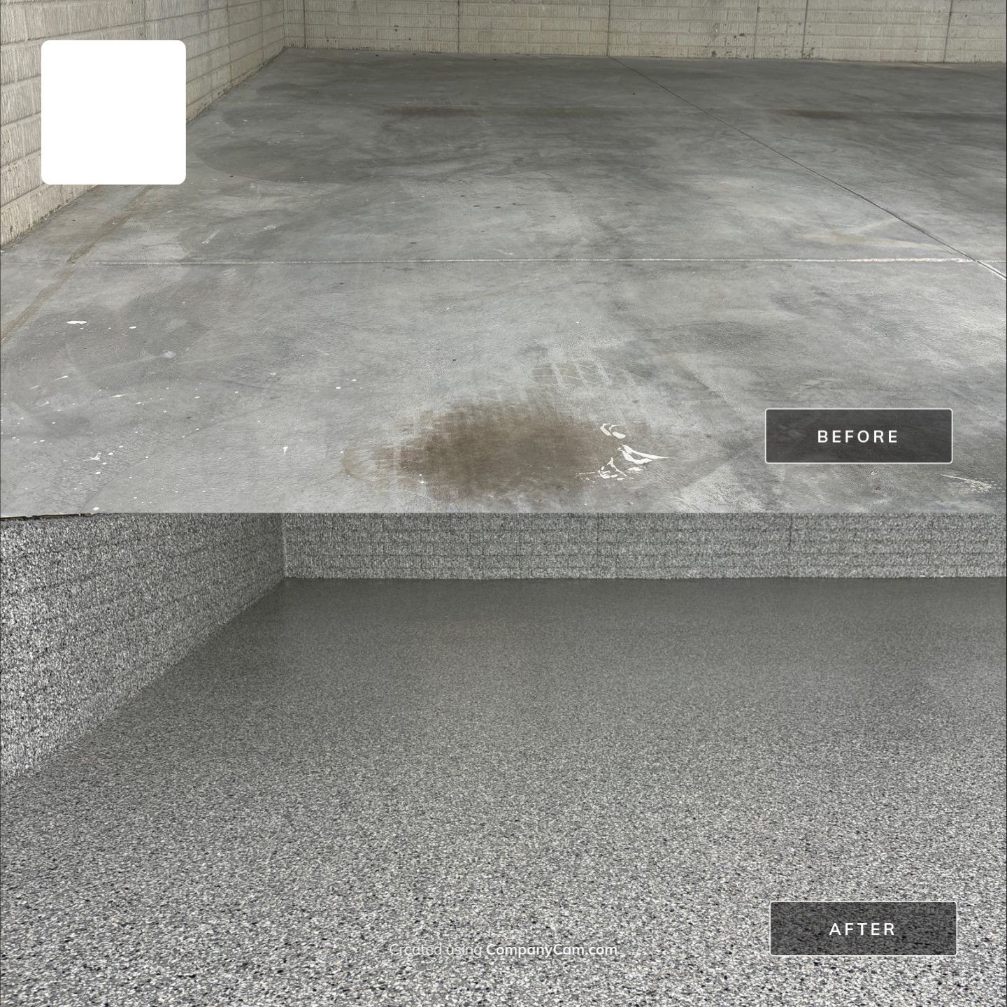 NEW Carbon Flake Coating by Revival Concrete Coatings, LLC