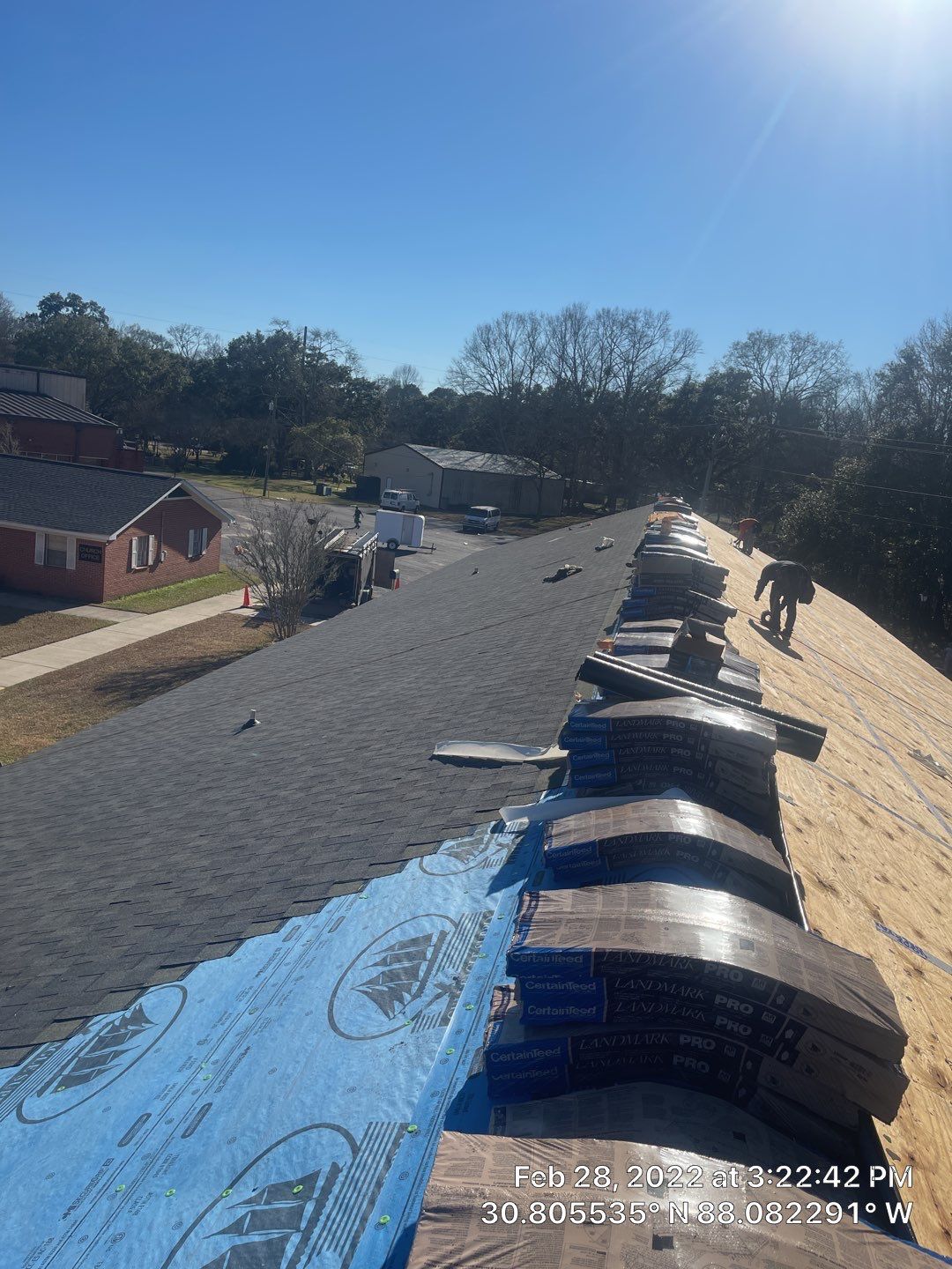 Commercial Roofing Installation using Roof Replacement by American Roofing & Construction LLC