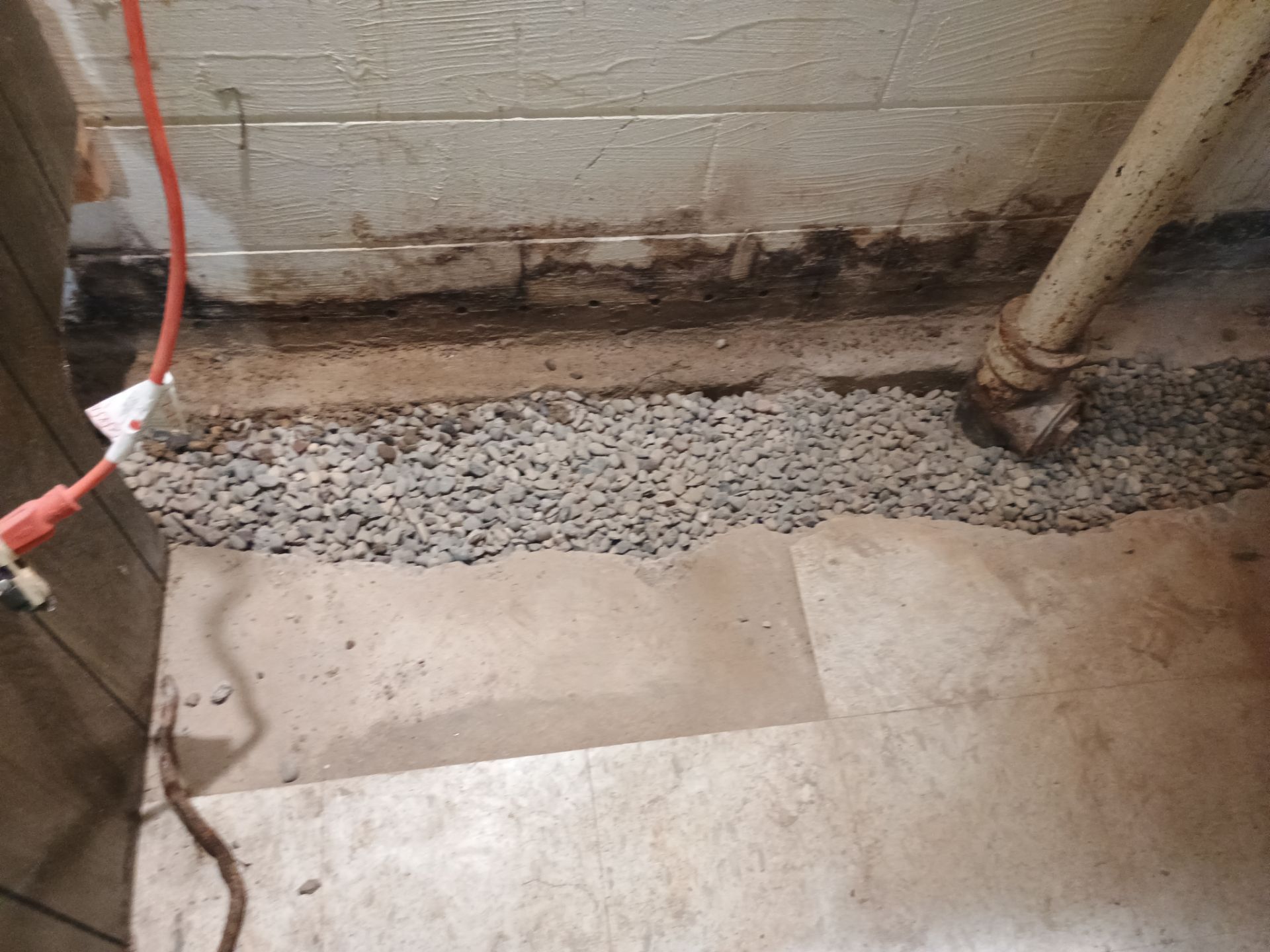 Interior Drain Tile Installation in Columbia Heights, MN by Waterproofing Northeast