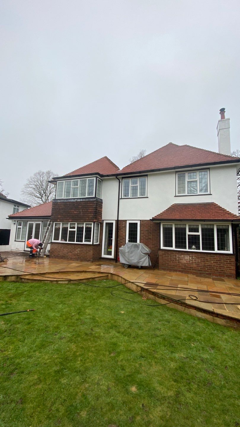 Roof Cleaning using Honda 15lpm Low Pressure Washing Machine by Ges Exterior Cleaning ltd
