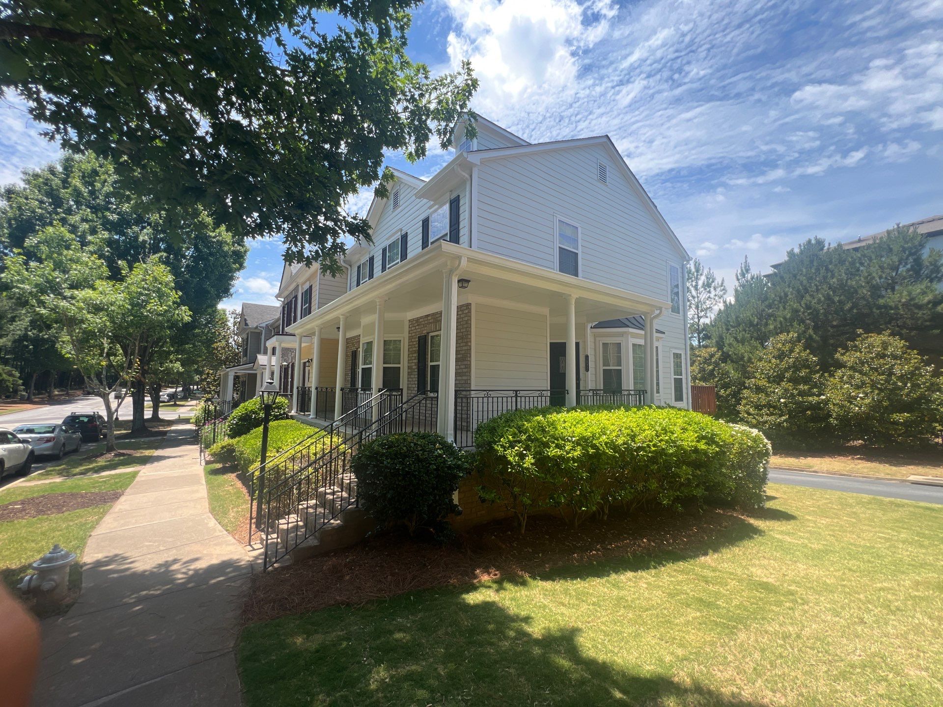 Exterior Painting and Facade Refresh for Suwanee Multi-Story Home by Swift Home Renovations