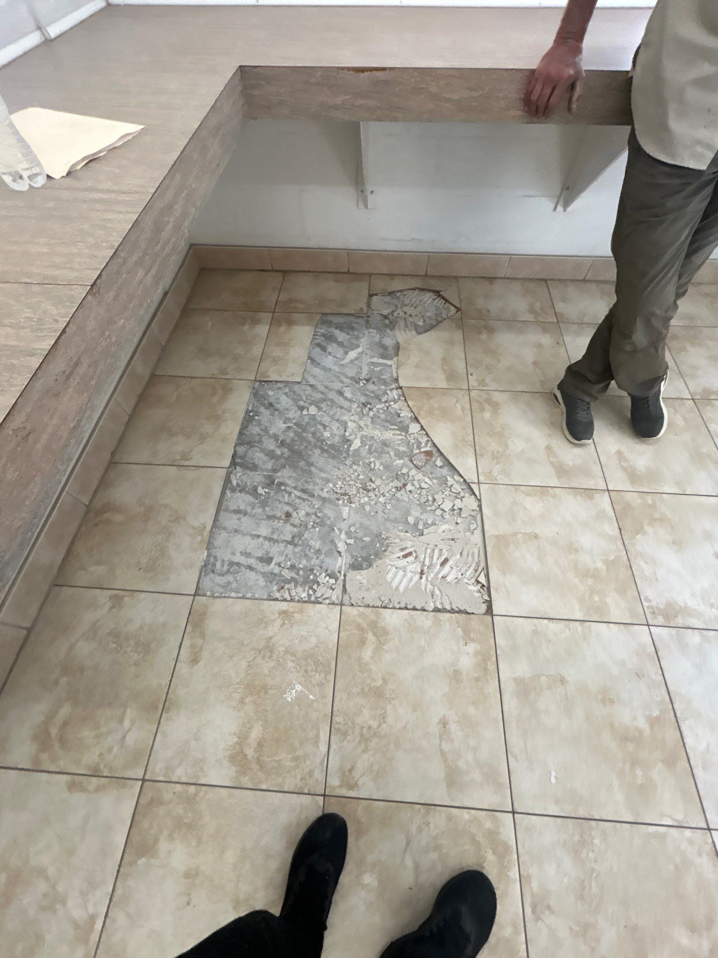 Laundry Tile Upgrade  by Vrmmm Flooring