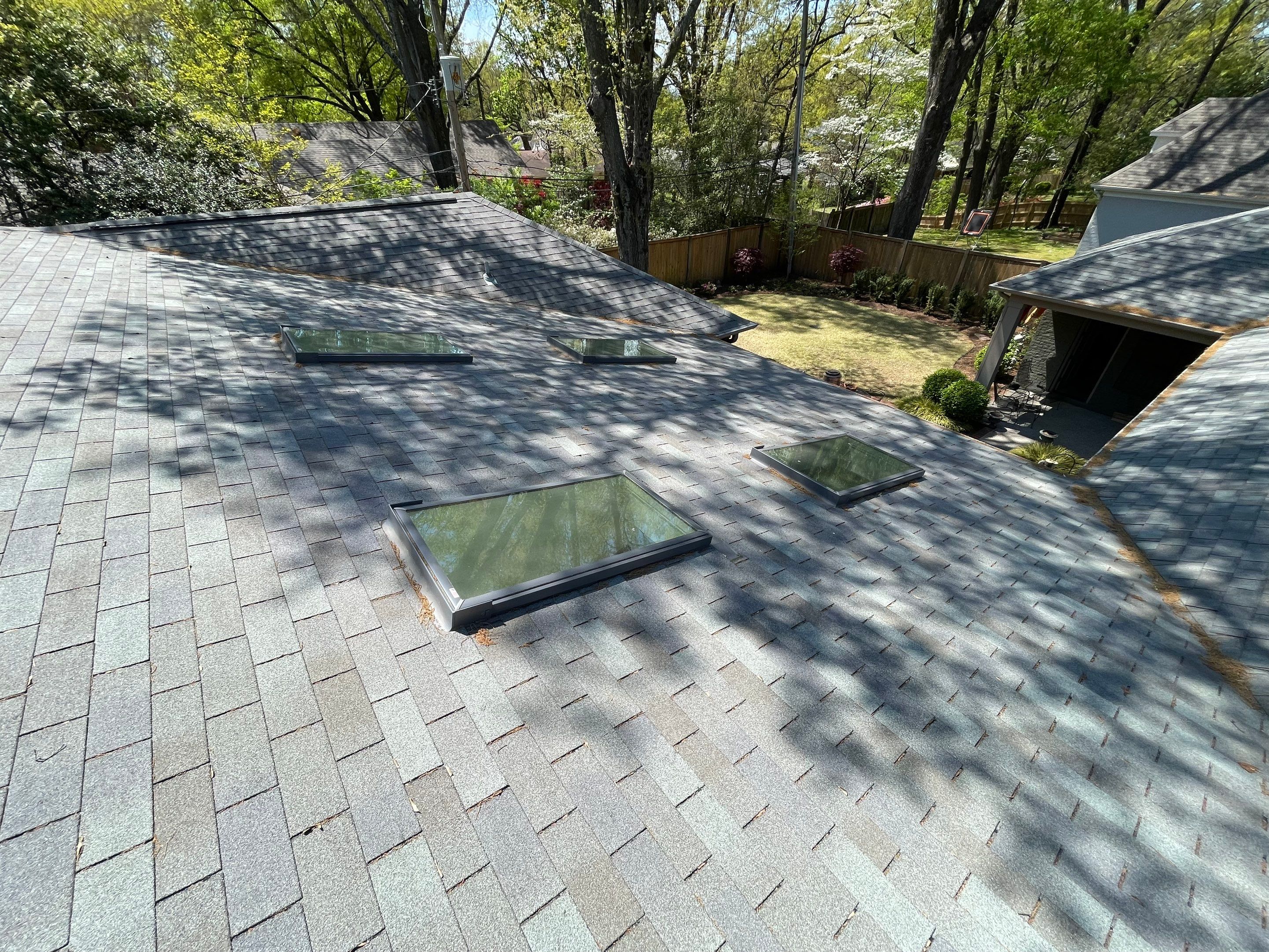 Asphalt Shingle Roof Repair and Skylight Restoration in Memphis by Revival Roofing Services