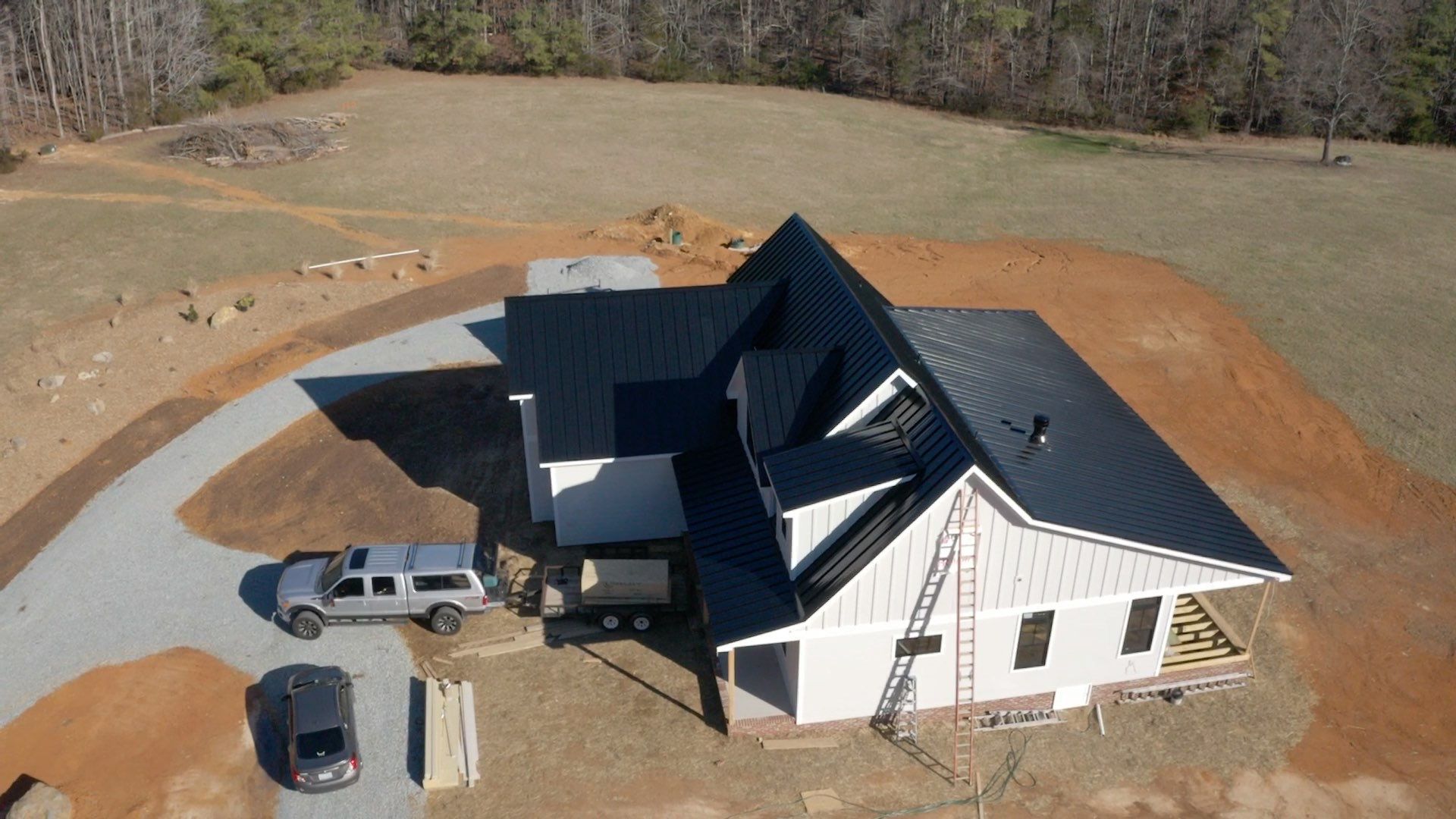 Custom Home Metal Roof Installation by Just In Time Roofing and Restoration