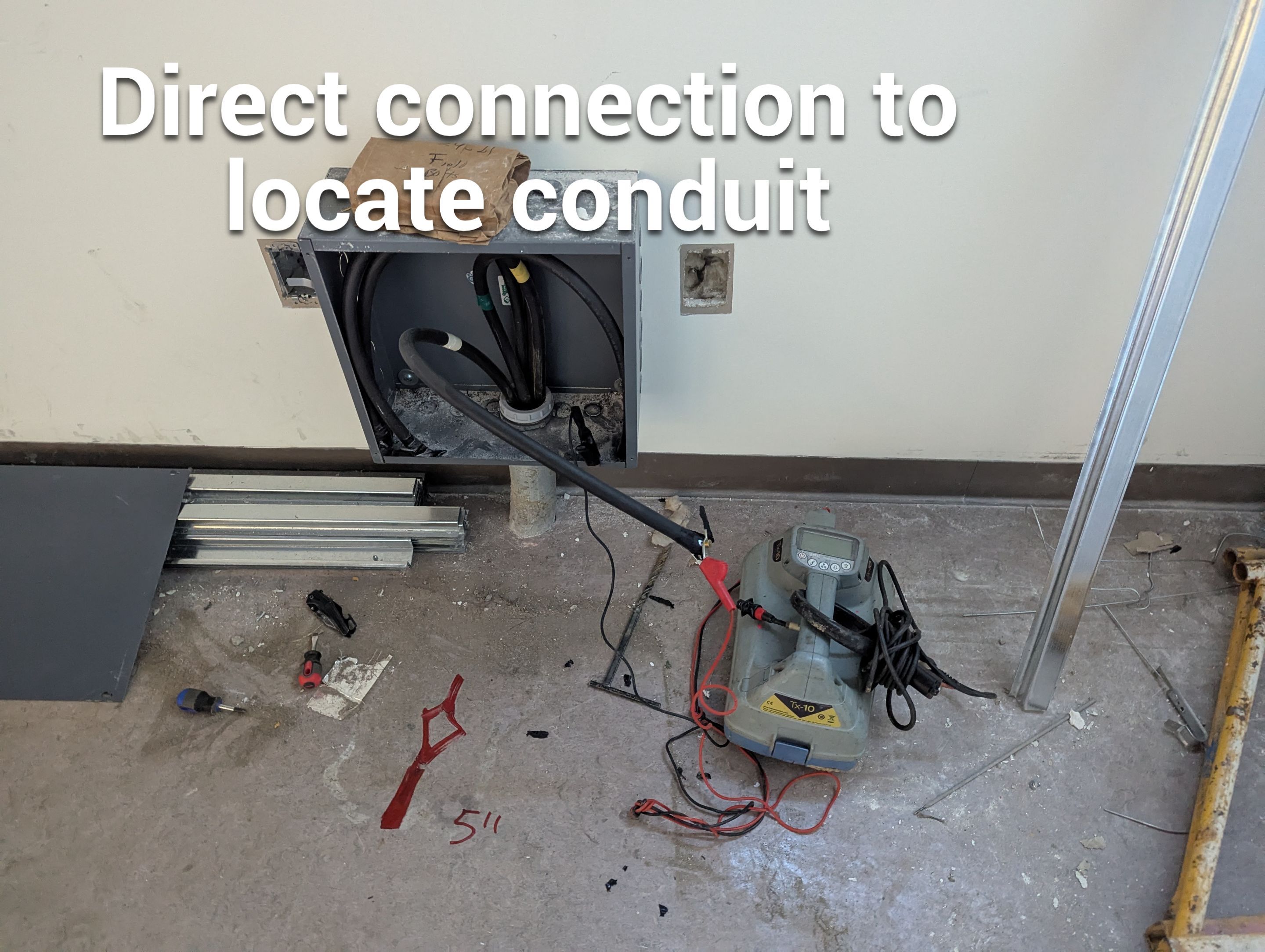Concrete Scanning using Concrete GPR Scanner by Alsip Locating Service, LLC