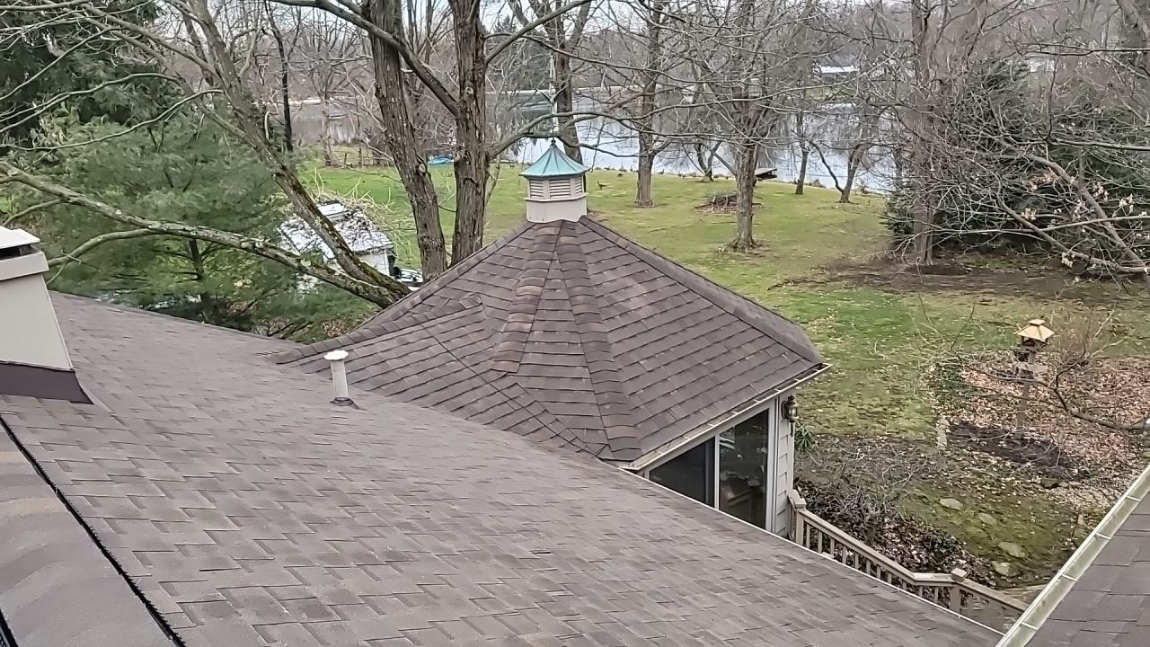 ATLAS PINNACLE HP COLOR: SCOTCHGARD HEATHERBLEND DRIP EDGE: MUSKET BROWN by Eagle Eye Roofing