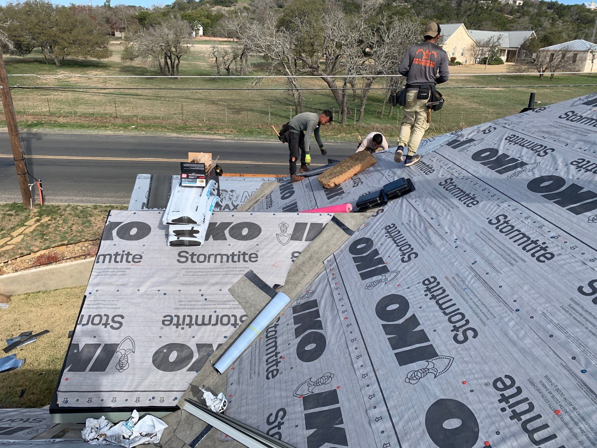 Complete Roofing Replacement and Chimney Flashing Repair in Fredericksburg by Caliber Restoration LLC