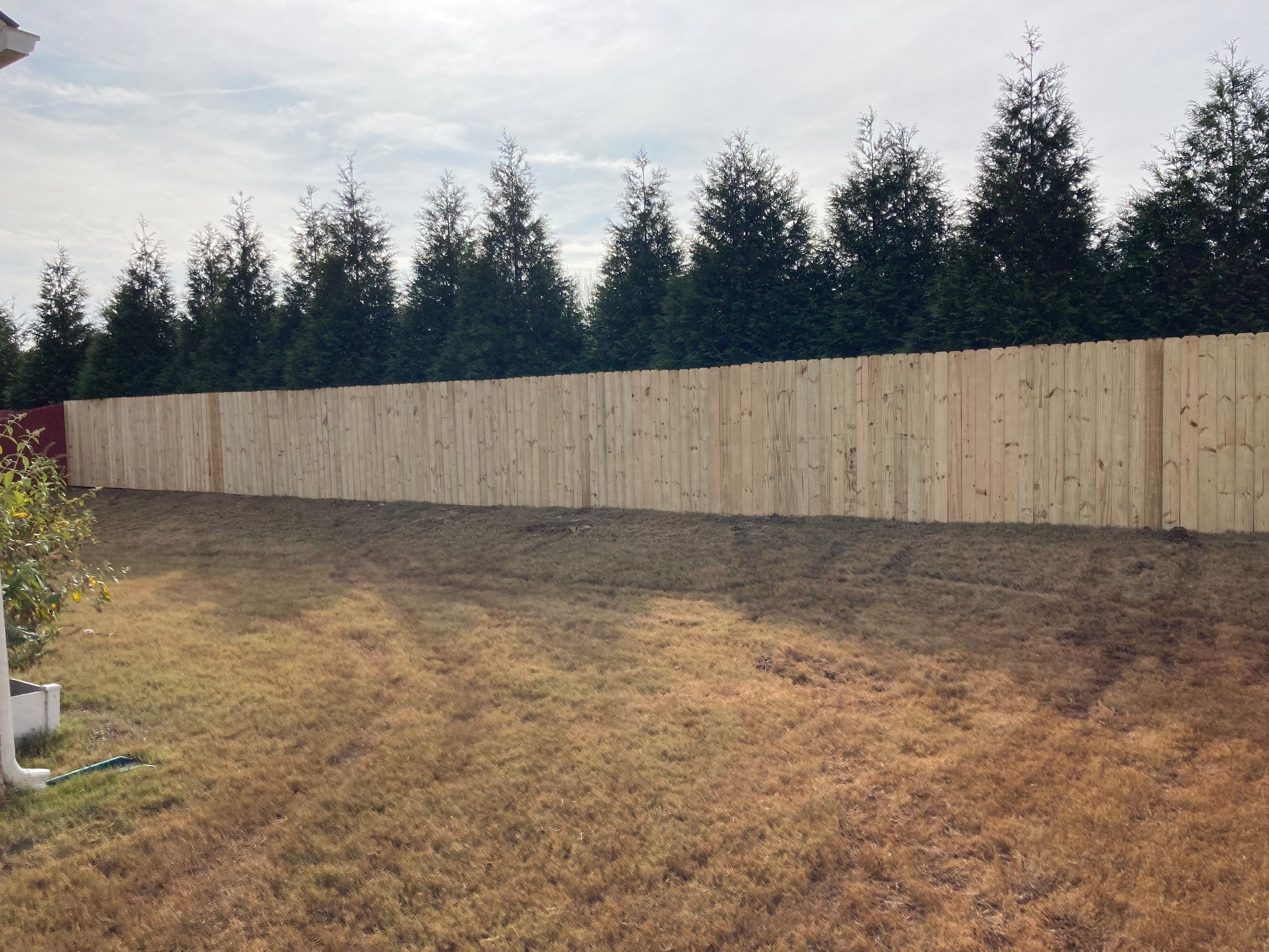Tannehill Privacy Fence by Pillar and Pine