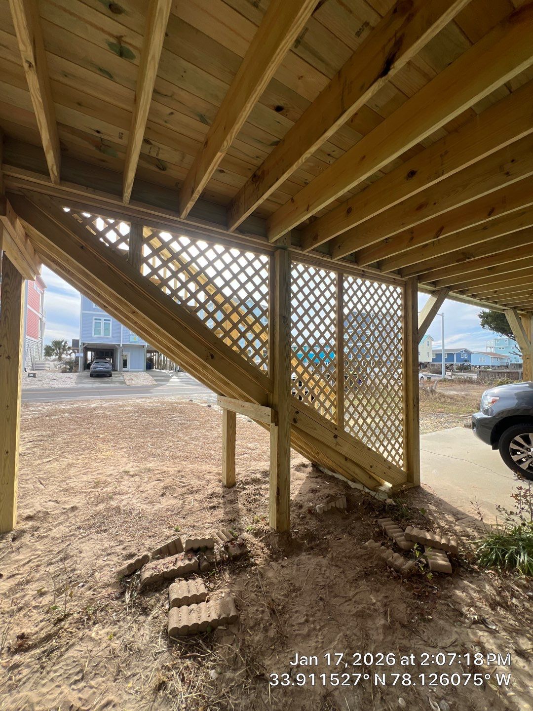 Deck Construction in Oak Island, NC | Coastal Outdoor Living Project by RGR Construction and Roofing, LLC