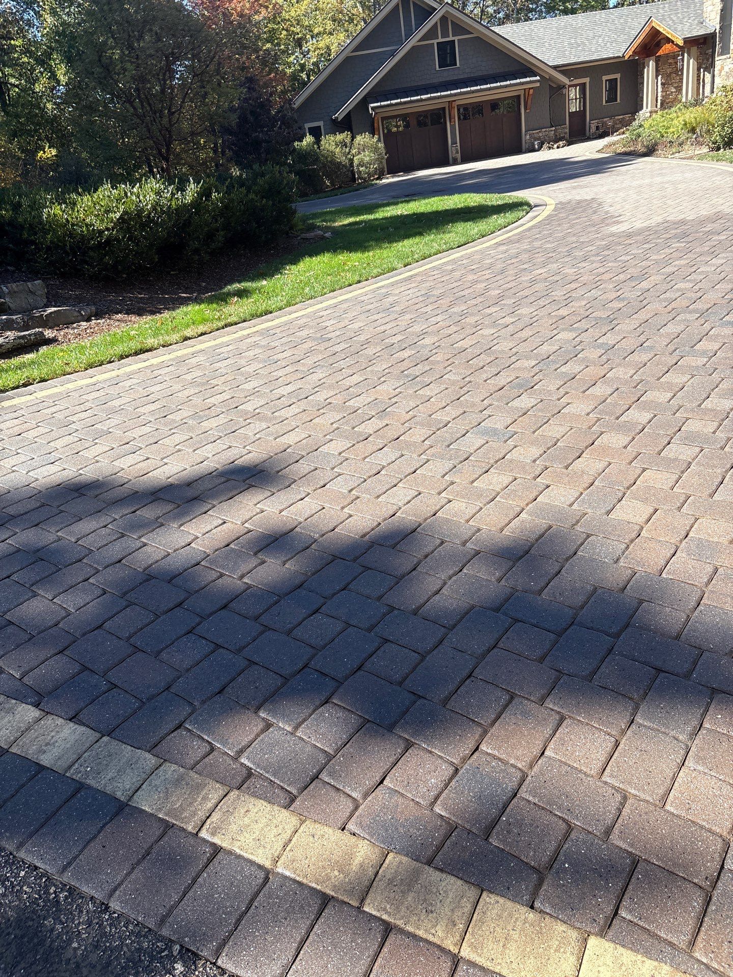 Paver Driveway using Concrete Sealant by DuraSeal