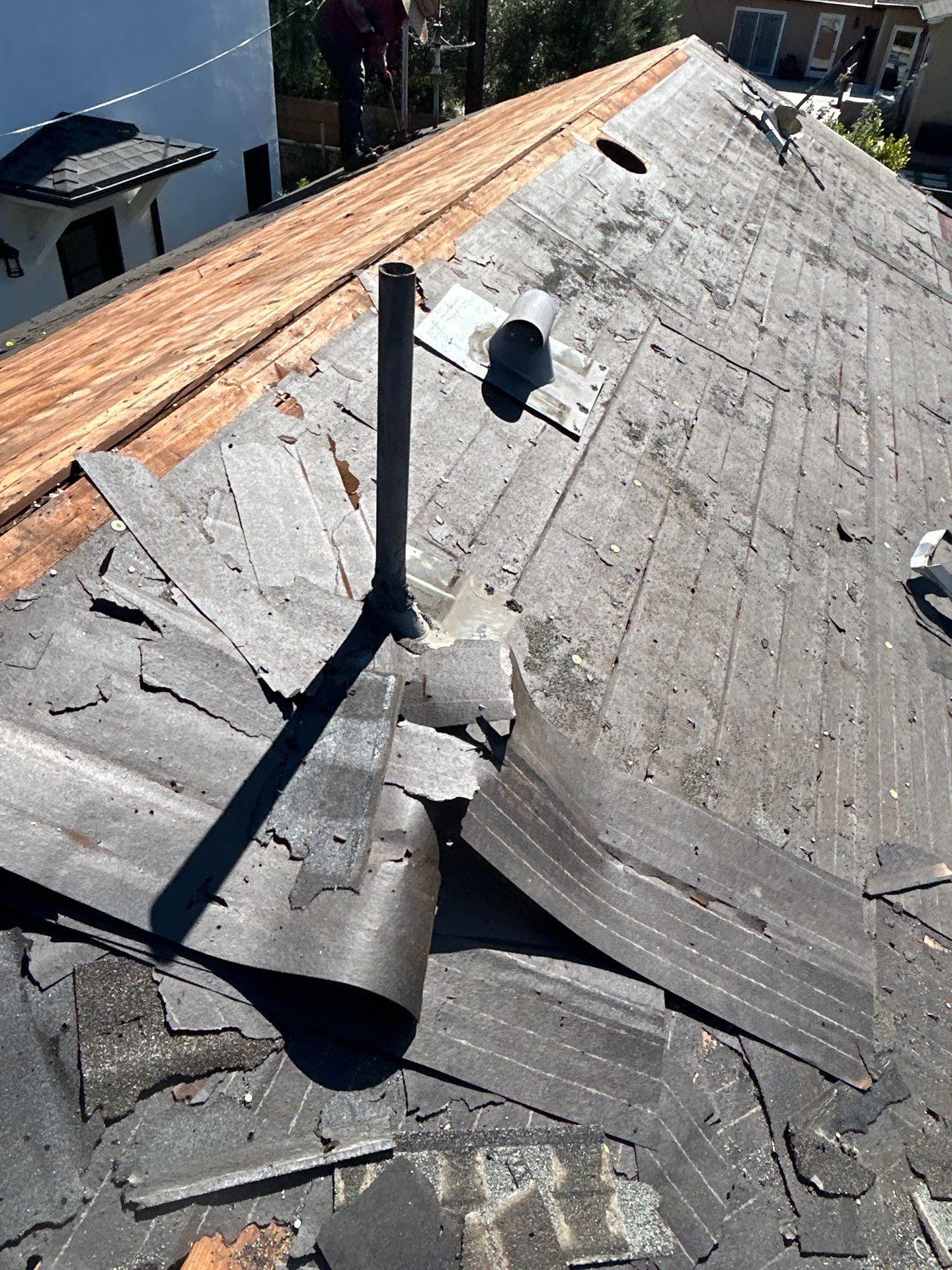 Partial reroof - Residential Project in LA by Hull Brothers Roofing