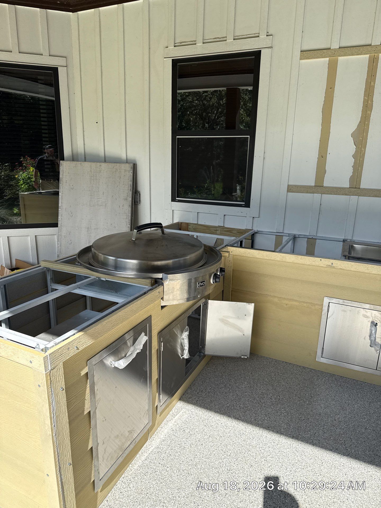 Custom Outdoor Kitchen and Grill Installation in Navasota by 4L Contracting LLC