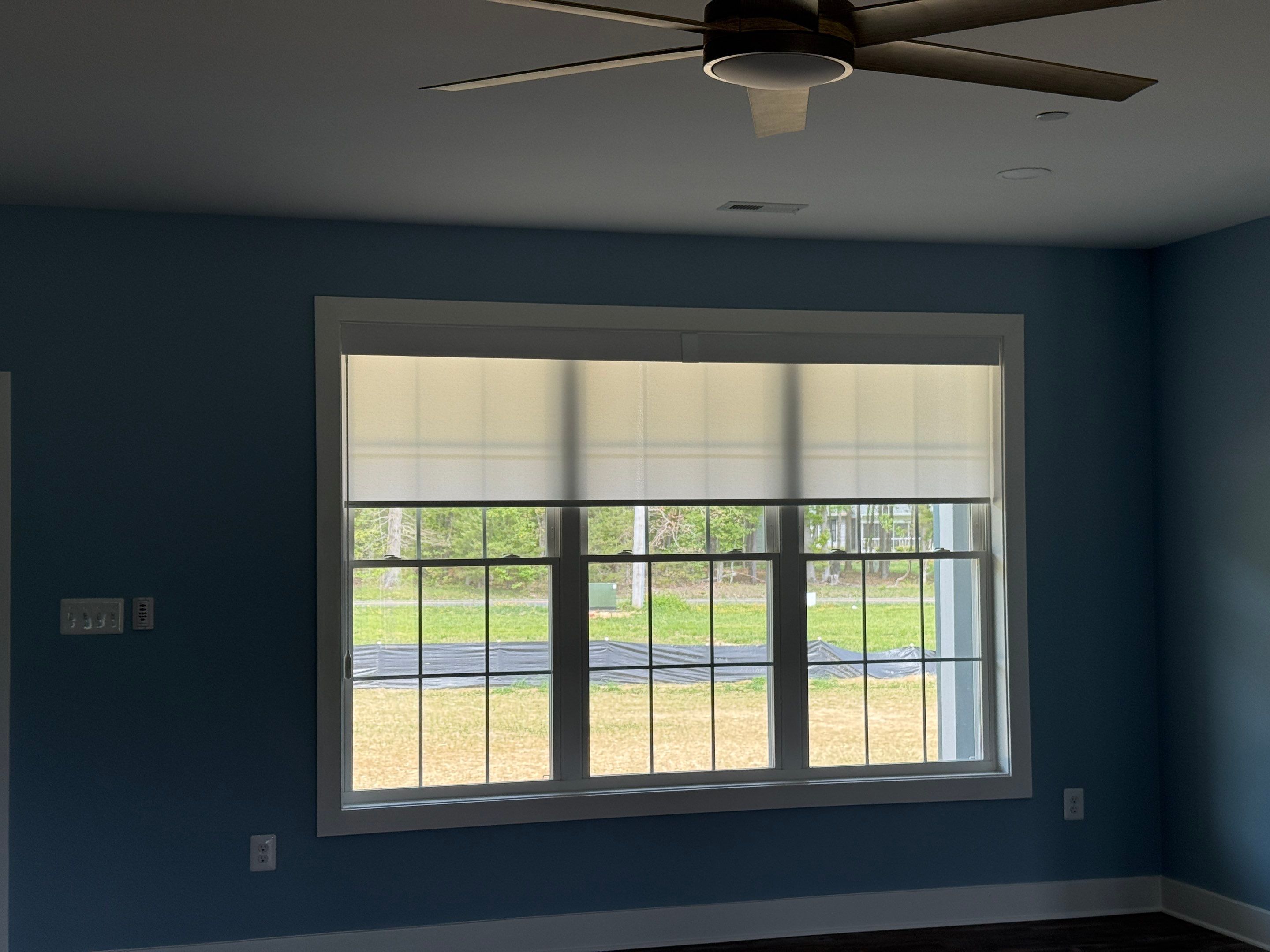 Roller Shade and Faux Wood Blind Installation - Chaptico by Southern Maryland Custom Blinds