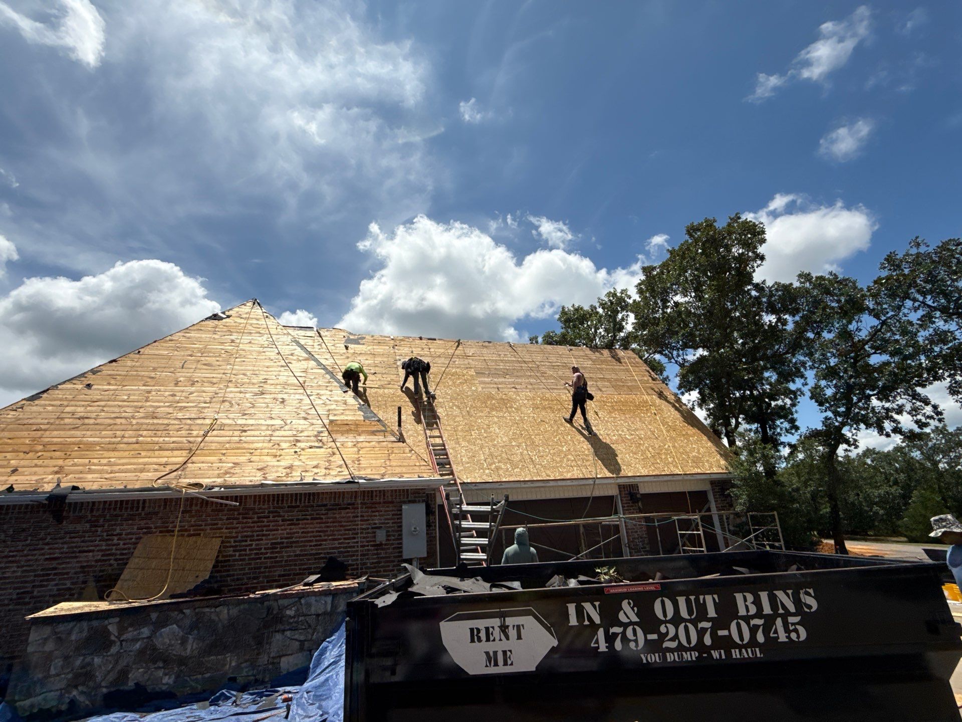 Roof replacement w/code upgrades all paid by Insurance. by In & Out Construction & Remodeling, LLC